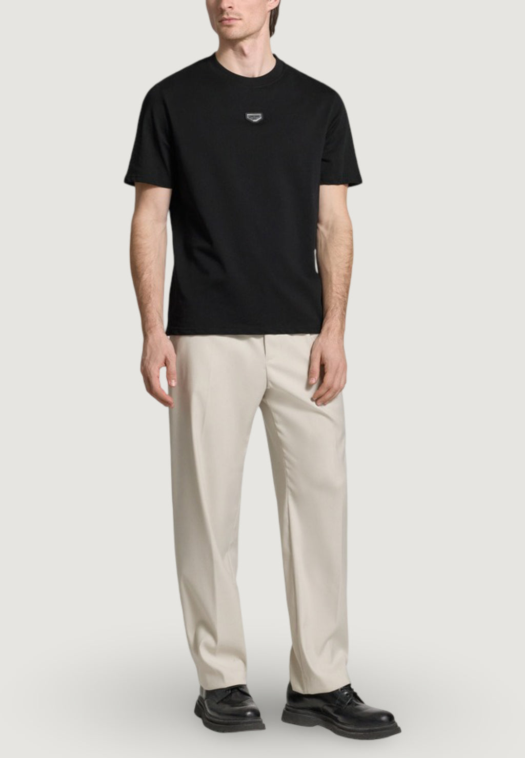 T-shirt Antony Morato RELAXED FIT WITH METAL RUBBER PLATE