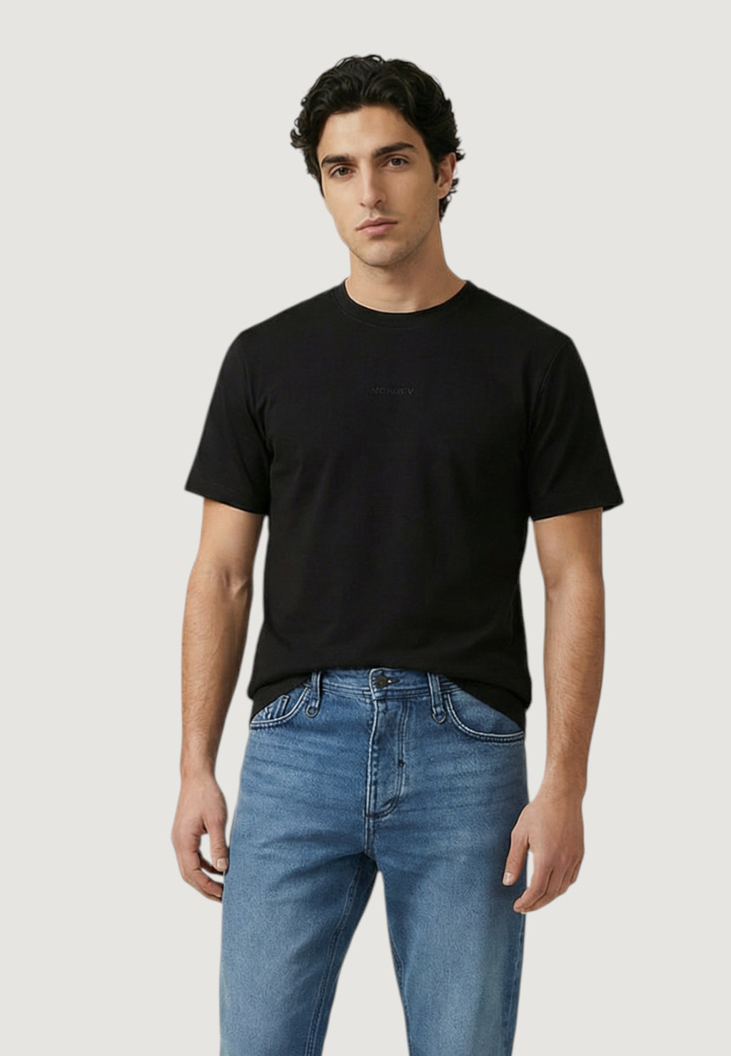 T-shirt Antony Morato RELAXED FIT WITH RUBBER INJECTION LOGO PRINT