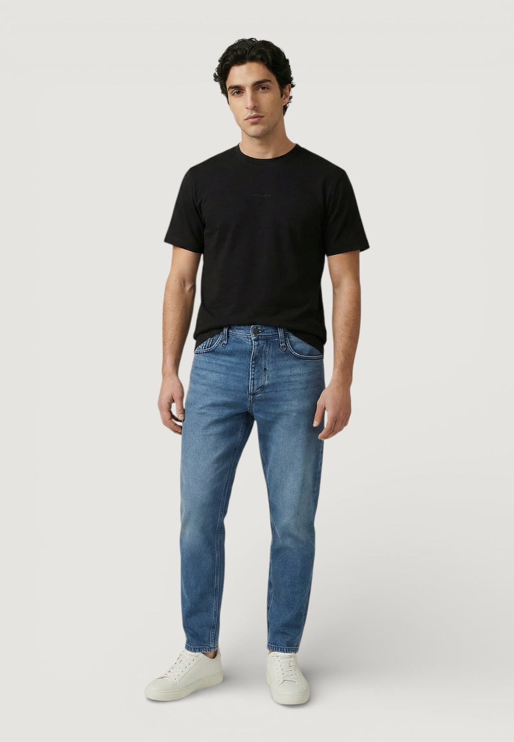 T-shirt Antony Morato RELAXED FIT WITH RUBBER INJECTION LOGO PRINT