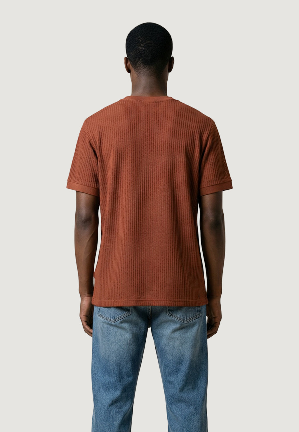 Short-sleeved yarn jersey Antony Morato REGULAR  FIT WITH MATT FOAM LOGO PRINT