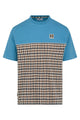 T-shirt Aquascutum Active CLUB CHECK PANEL T-SHIRT