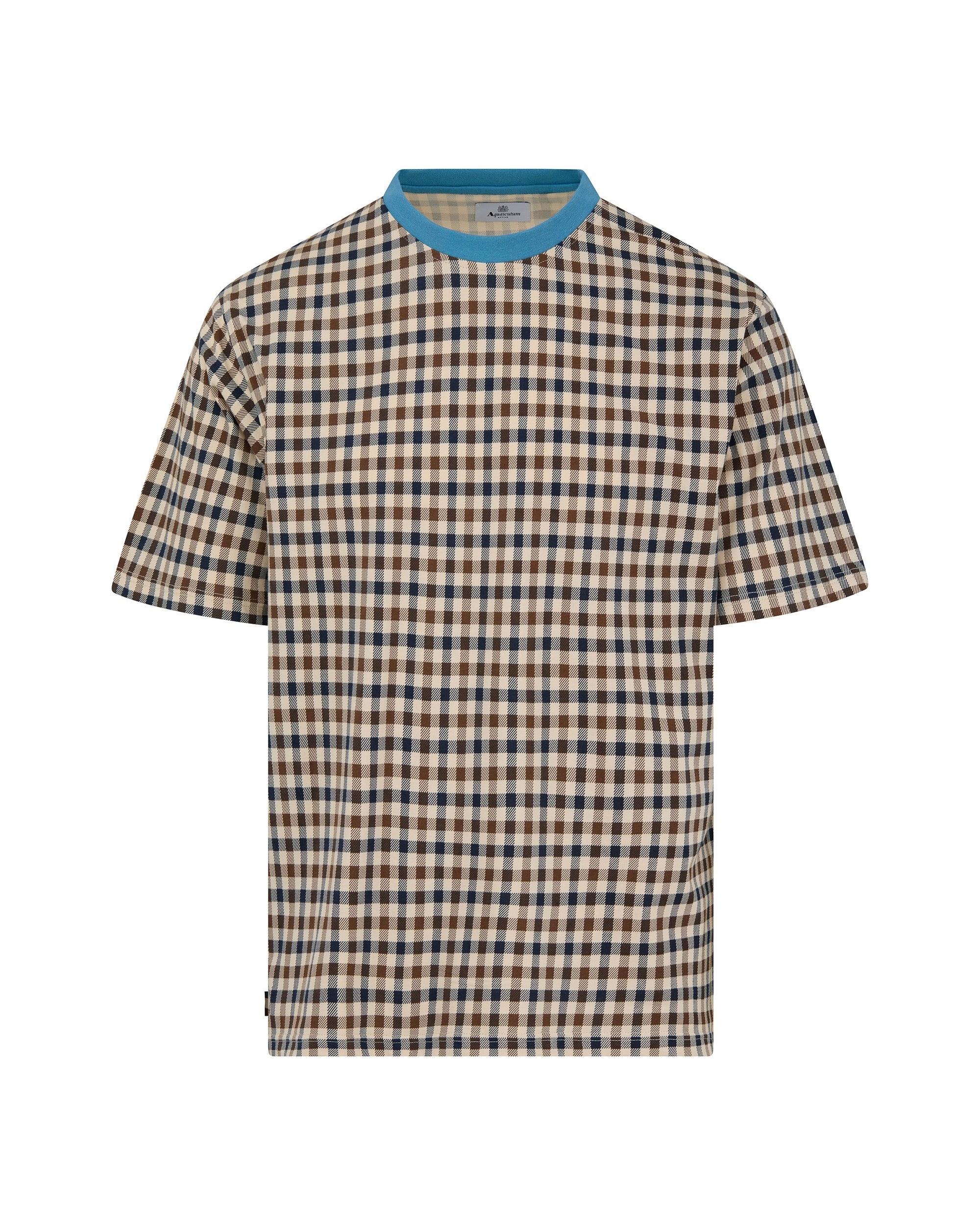 T-shirt Aquascutum Active CLUB CHECK T-SHIRT