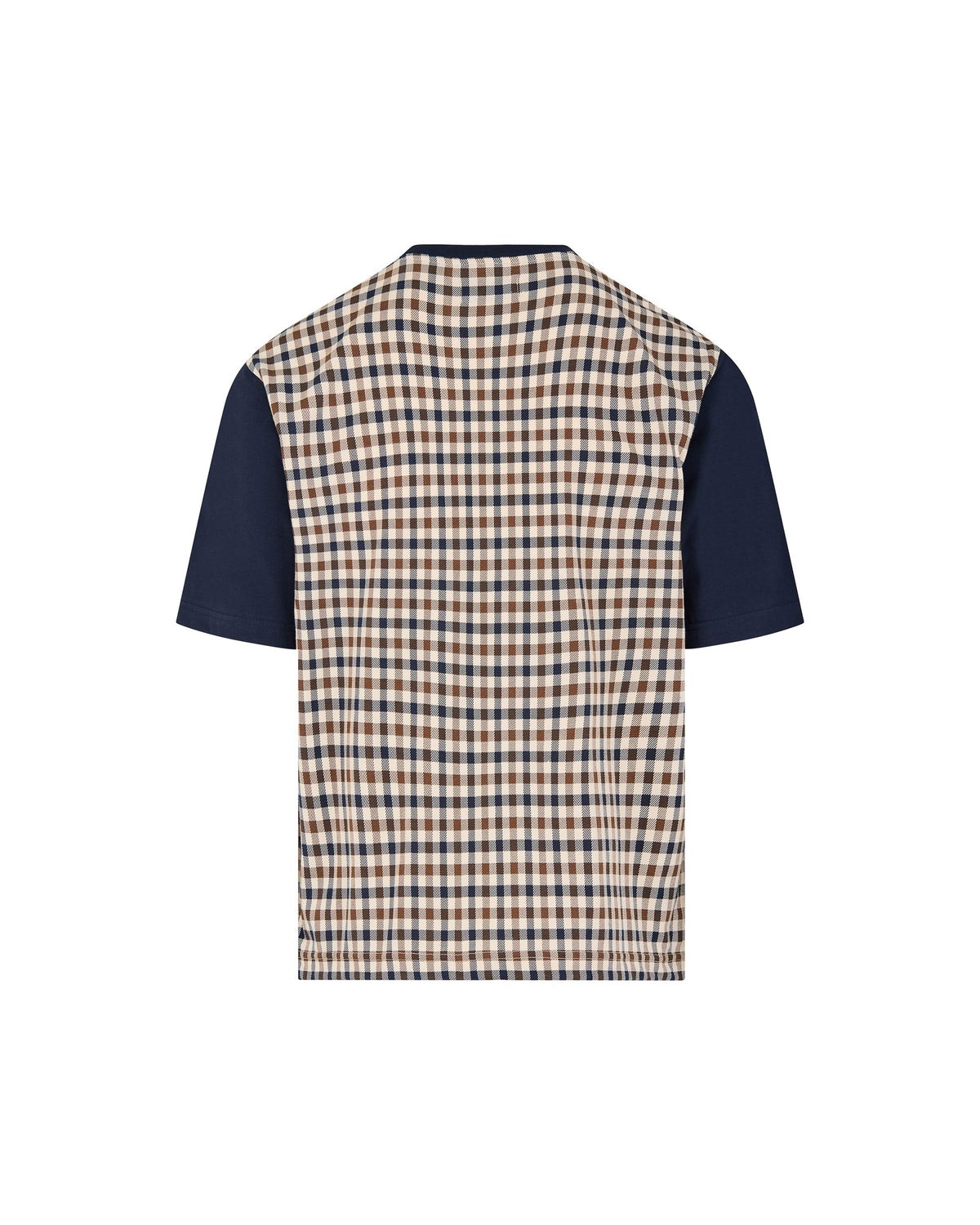 T-shirt Aquascutum Active CHECK PANEL POCKET T-SHIRT