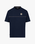 T-shirt Aquascutum Active CLUB CHECK PIPING T-SHIRT