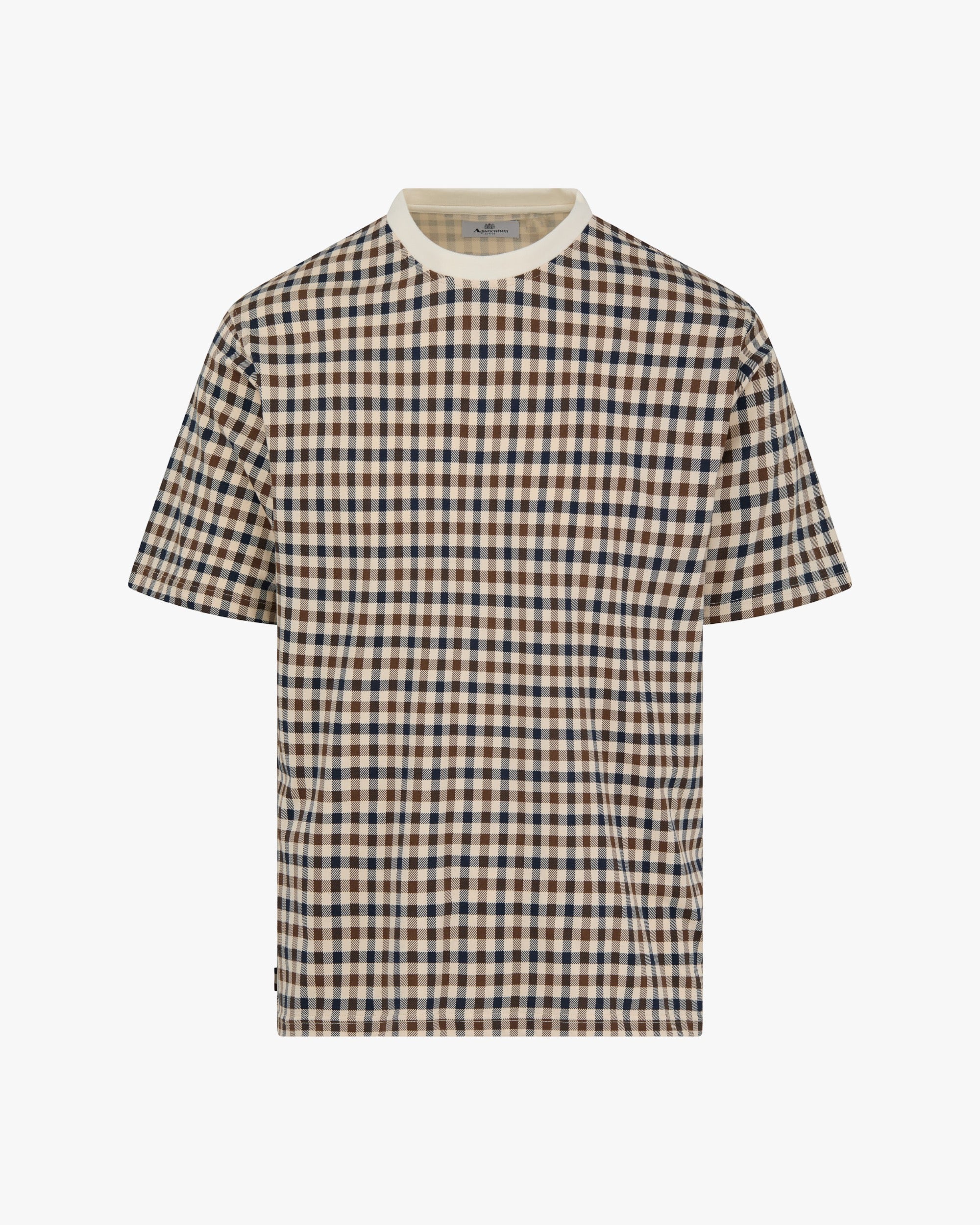 T-shirt Aquascutum Active CLUB CHECK T-SHIRT