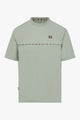 T-shirt Aquascutum Active CLUB CHECK PIPING T-SHIRT
