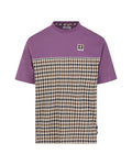 T-shirt Aquascutum Active CLUB CHECK PANEL T-SHIRT