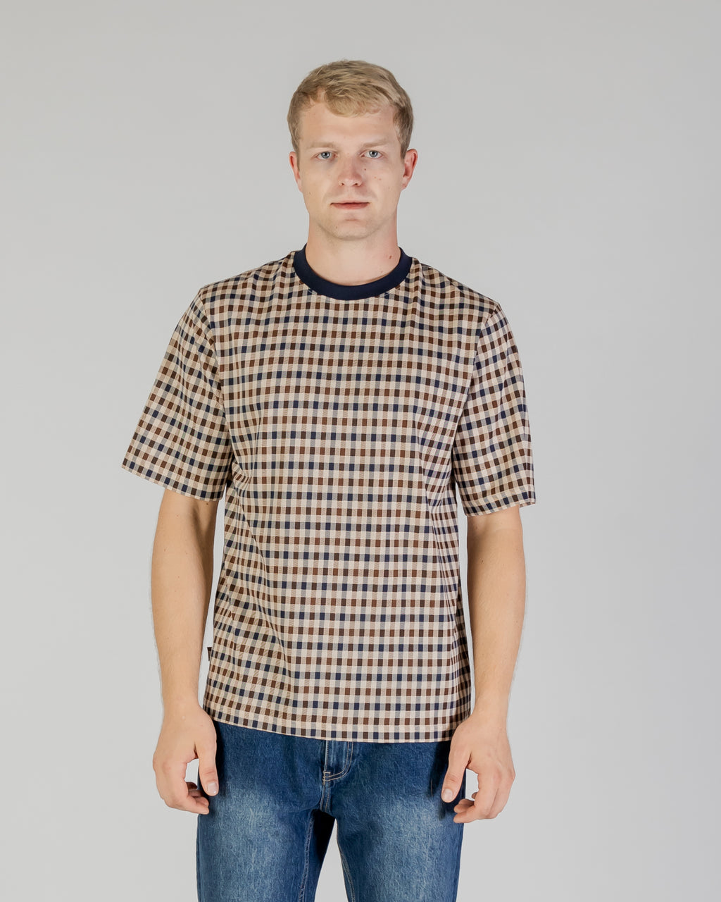 T-shirt Aquascutum Active ACTIVE CLUB CHECK T-SHIRT