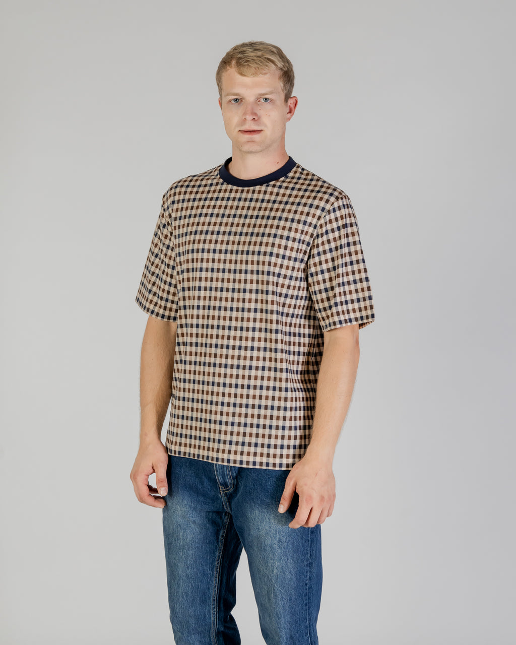 T-shirt Aquascutum Active ACTIVE CLUB CHECK T-SHIRT