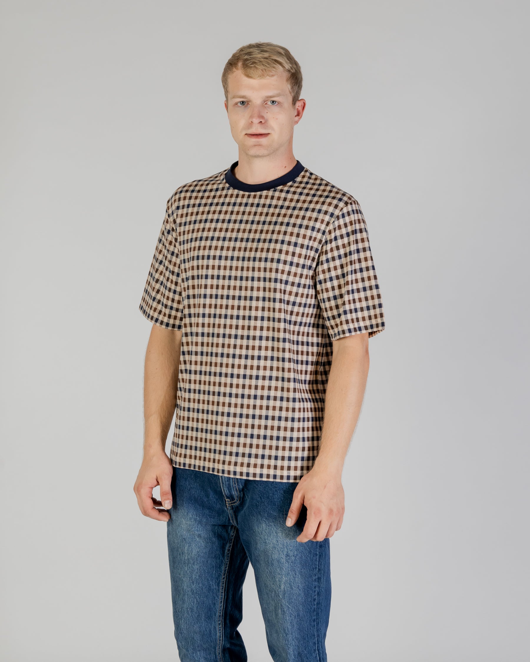 T-shirt Aquascutum Active ACTIVE CLUB CHECK T-SHIRT