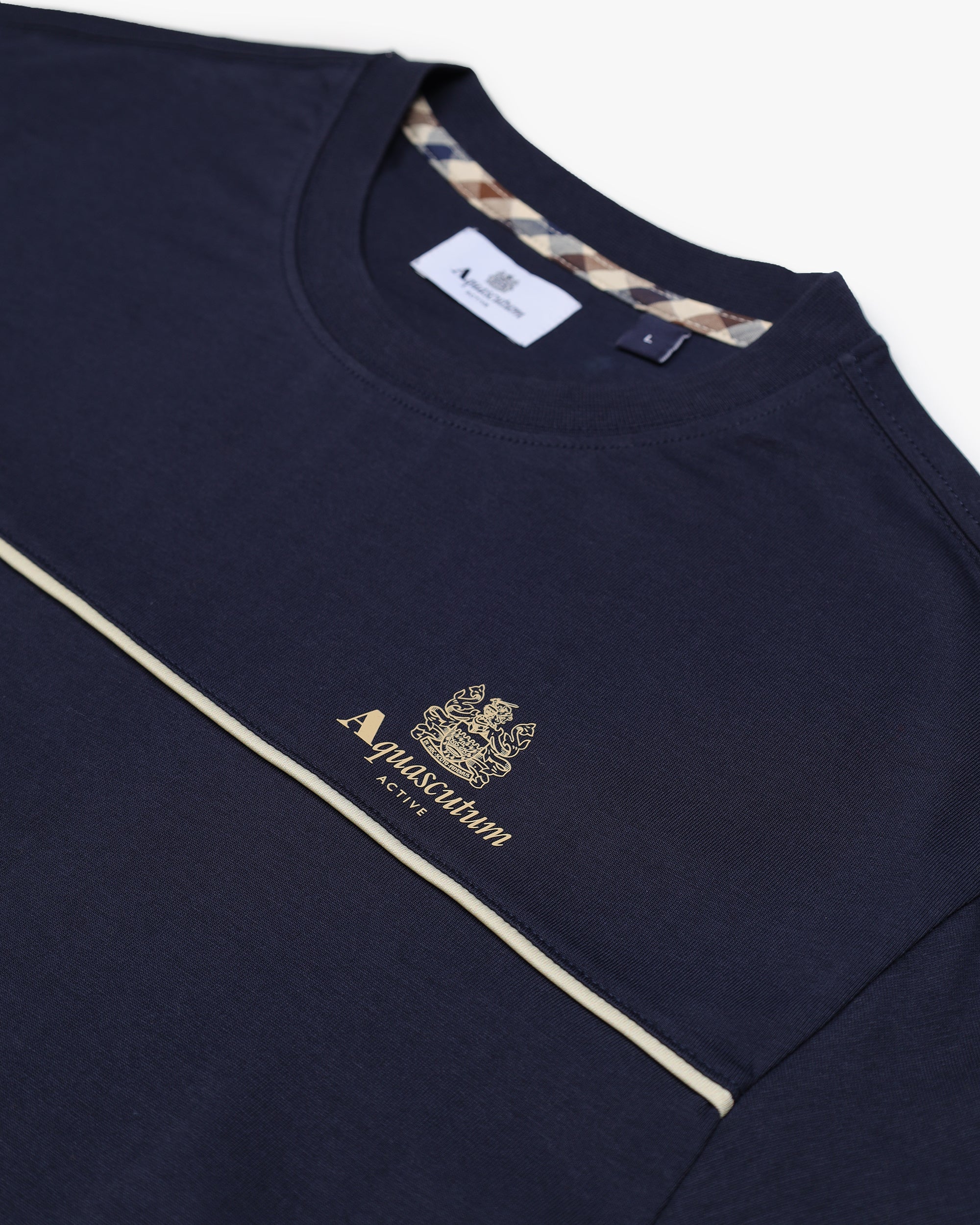 T-shirt Aquascutum Active PIPING LOGO T-SHIRT