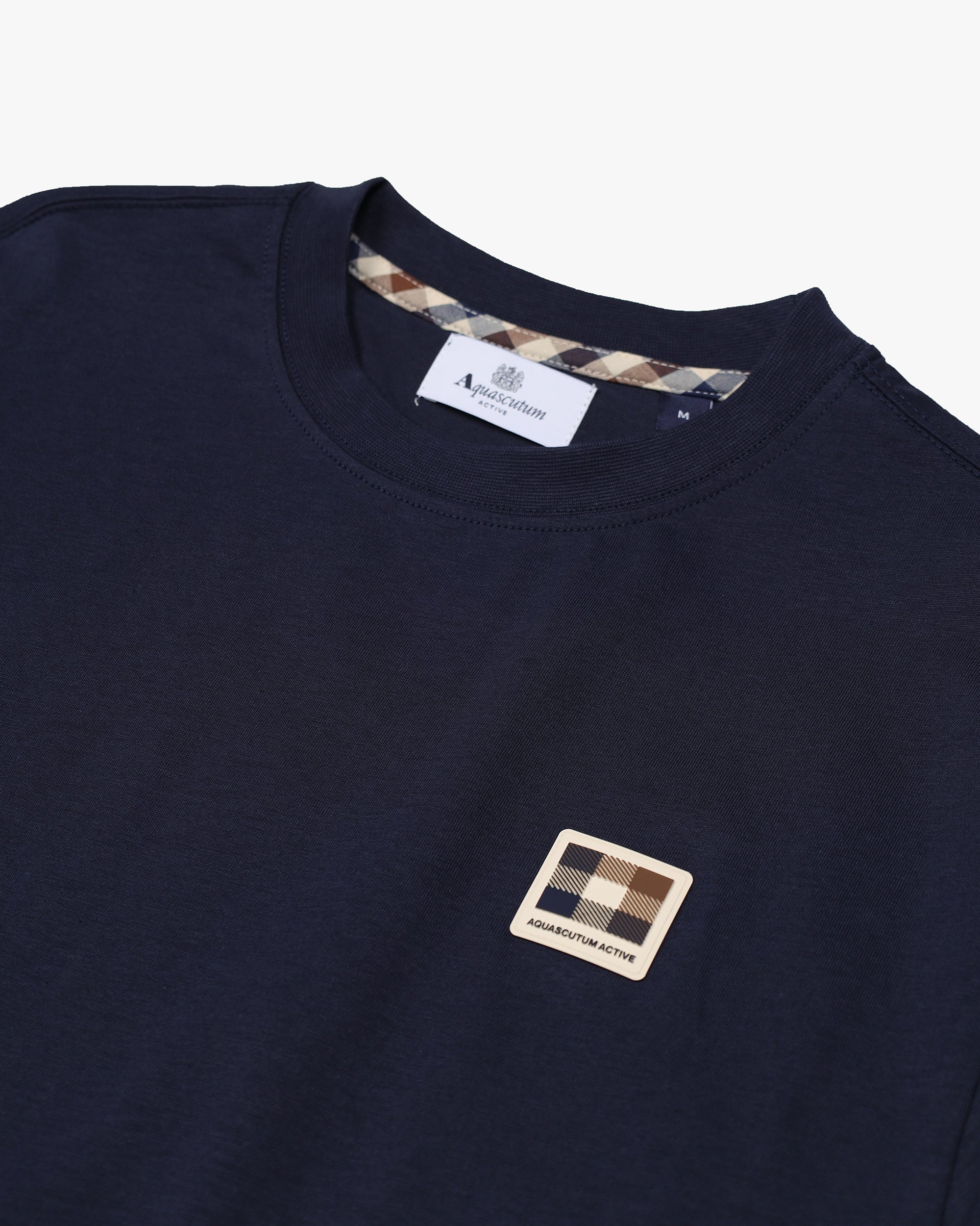 T-shirt Aquascutum Active RUBBER PATCH LOGO T-SHIRT