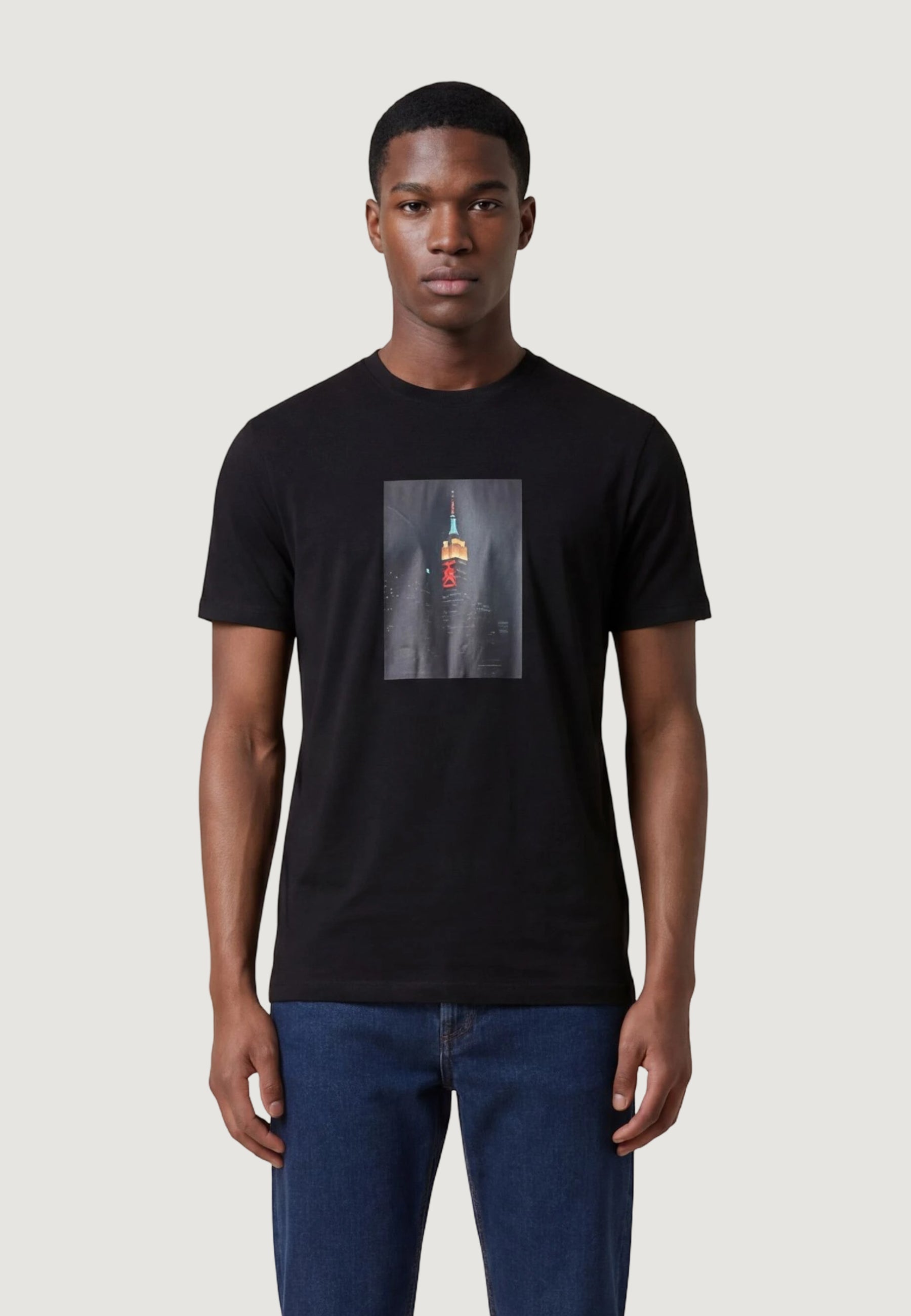 T-shirt Armani Exchange XM002214 AF10356 Black – Goccia.Shop