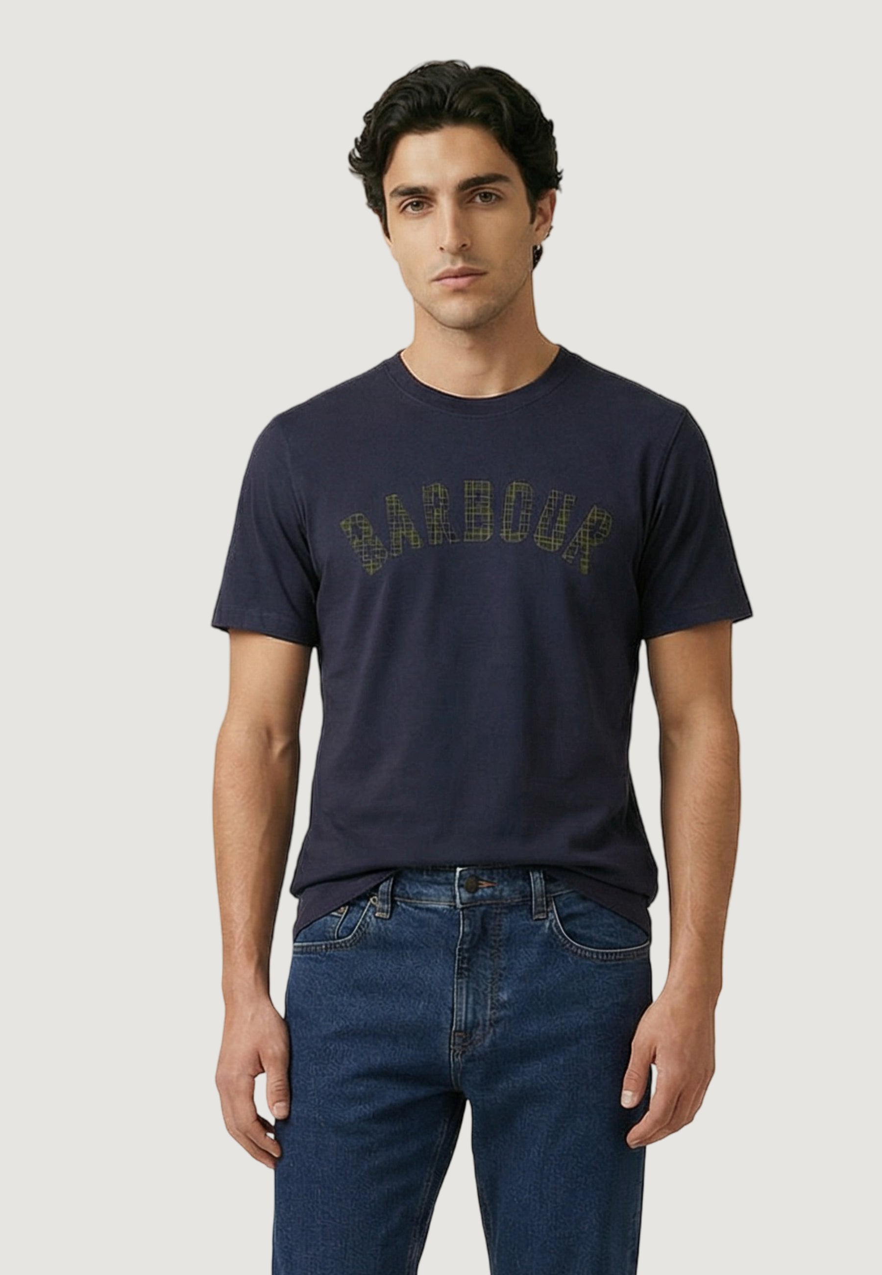 T-shirt Barbour BERWICK TARTAN