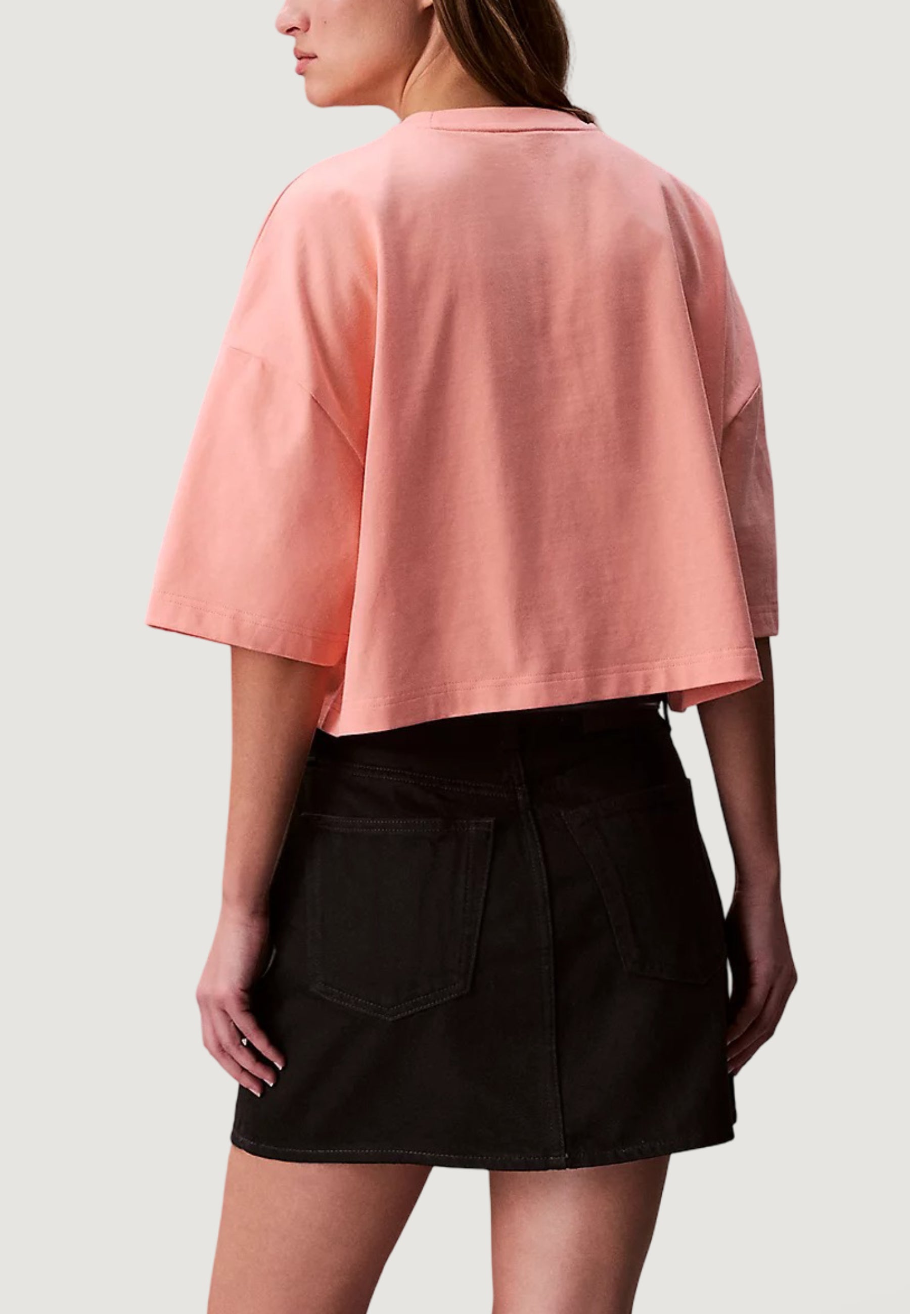 T-shirt Calvin Klein Jeans CROPPED BOXY CHAIN S