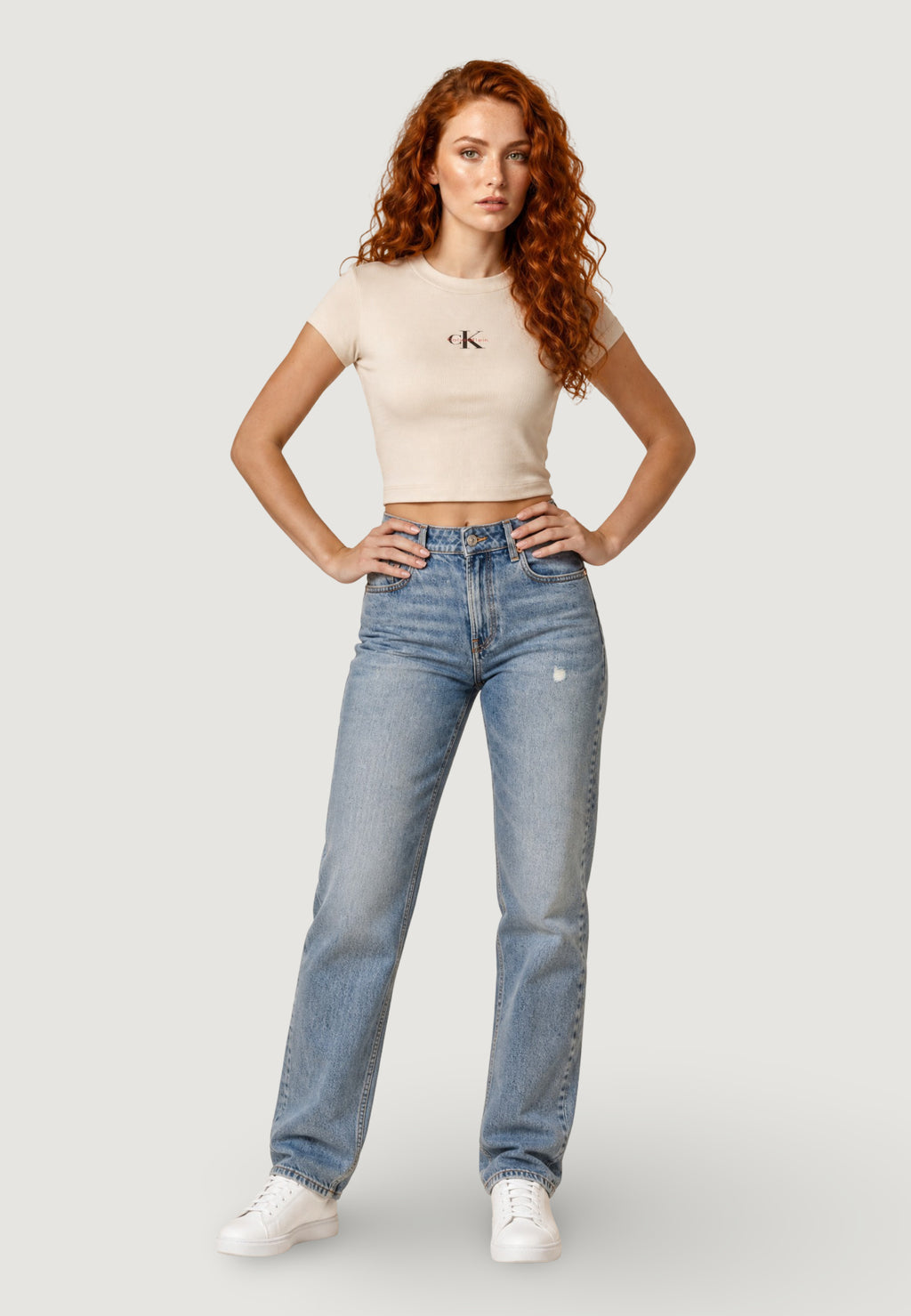 T-shirts Calvin Klein Jeans MONOGRAM BABY TEE