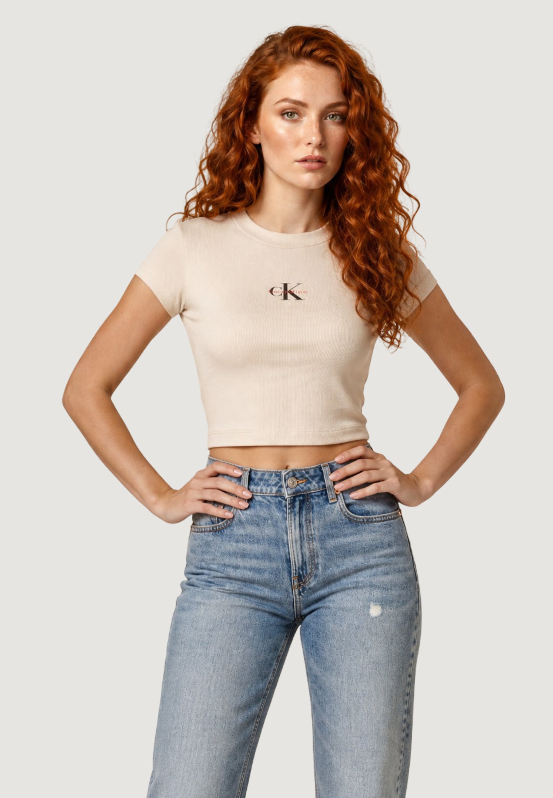 T-shirts Calvin Klein Jeans MONOGRAM BABY TEE