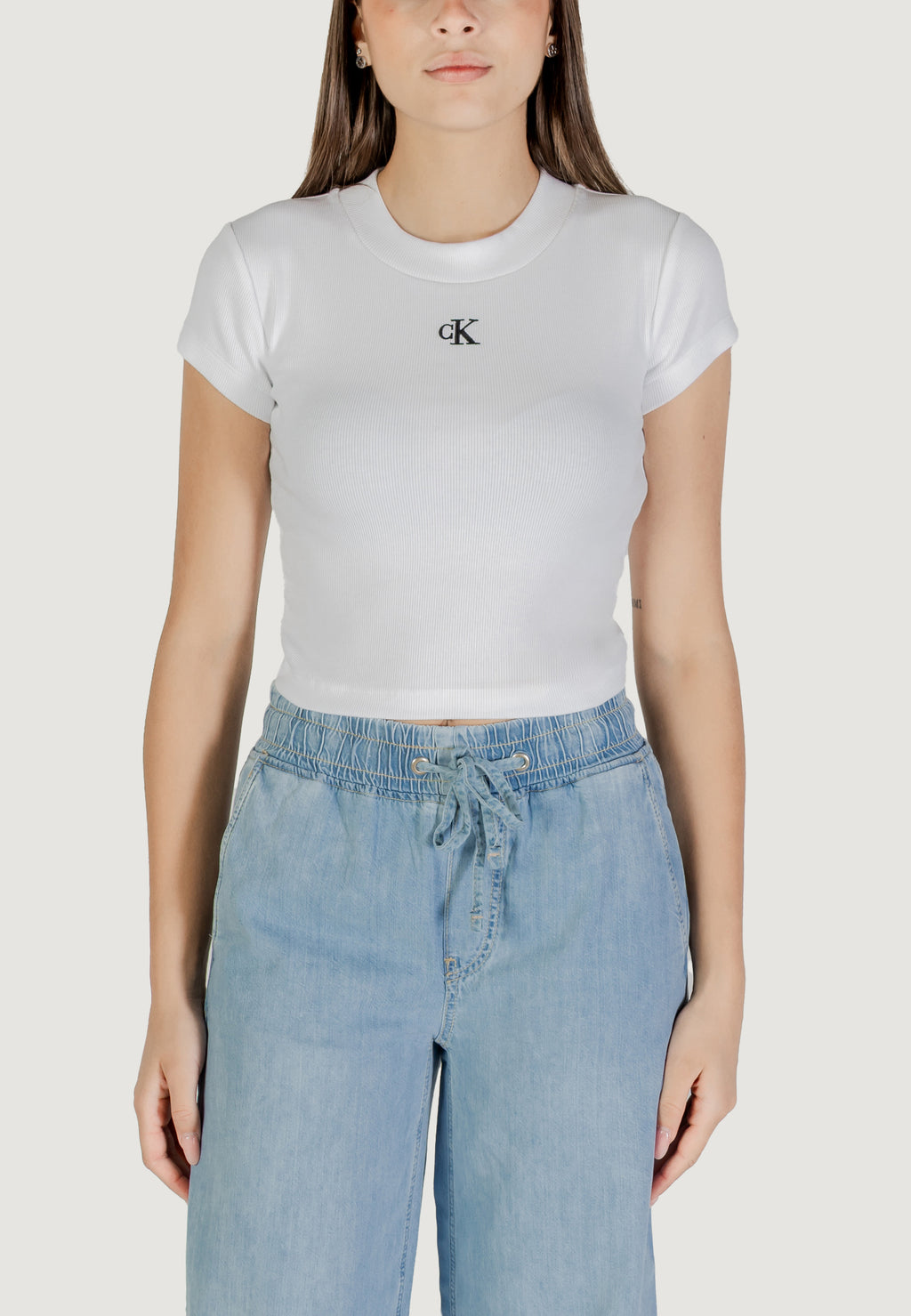 T-shirts Calvin Klein Jeans CK RIB BABY TEE