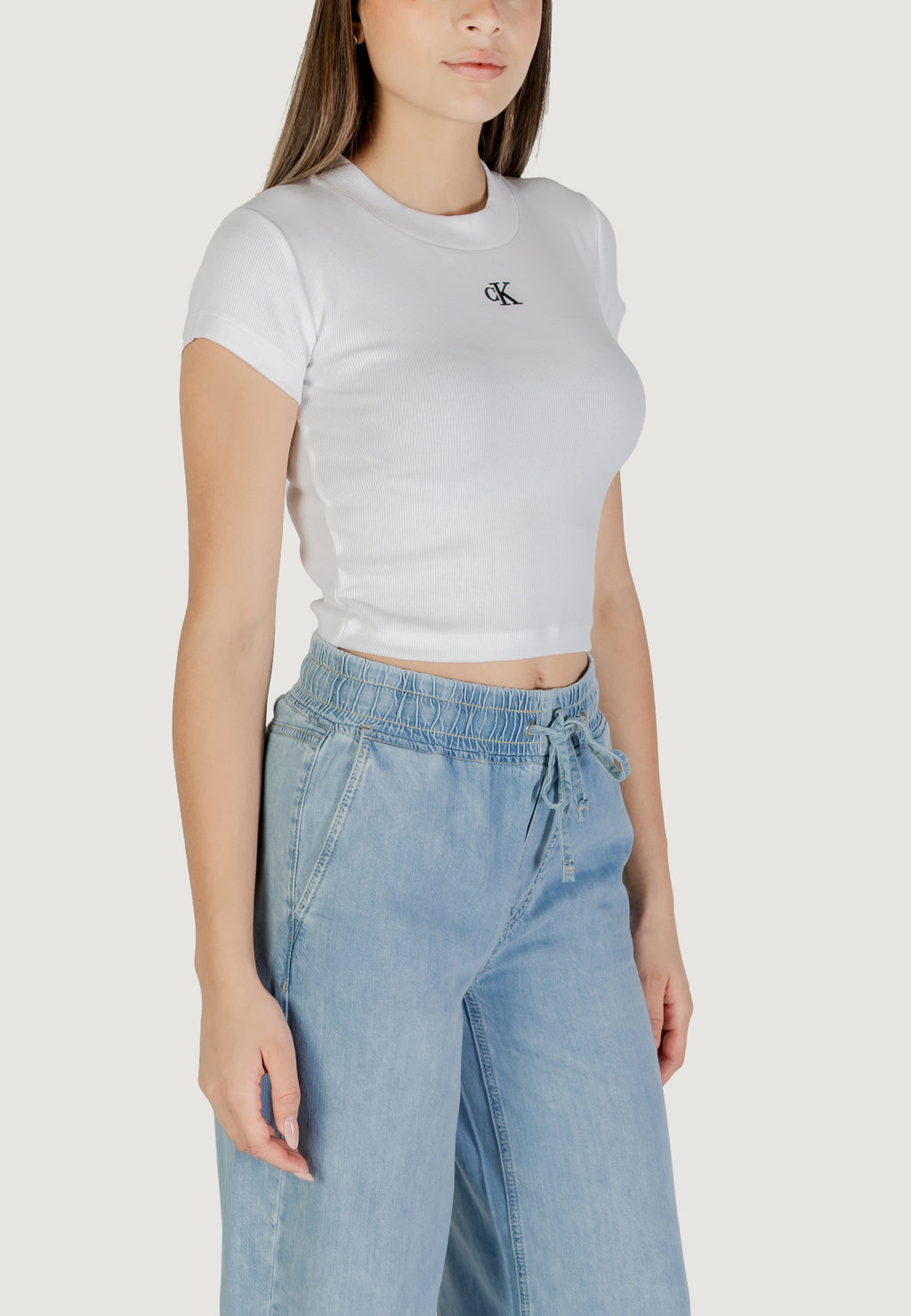T-shirts Calvin Klein Jeans CK RIB BABY TEE