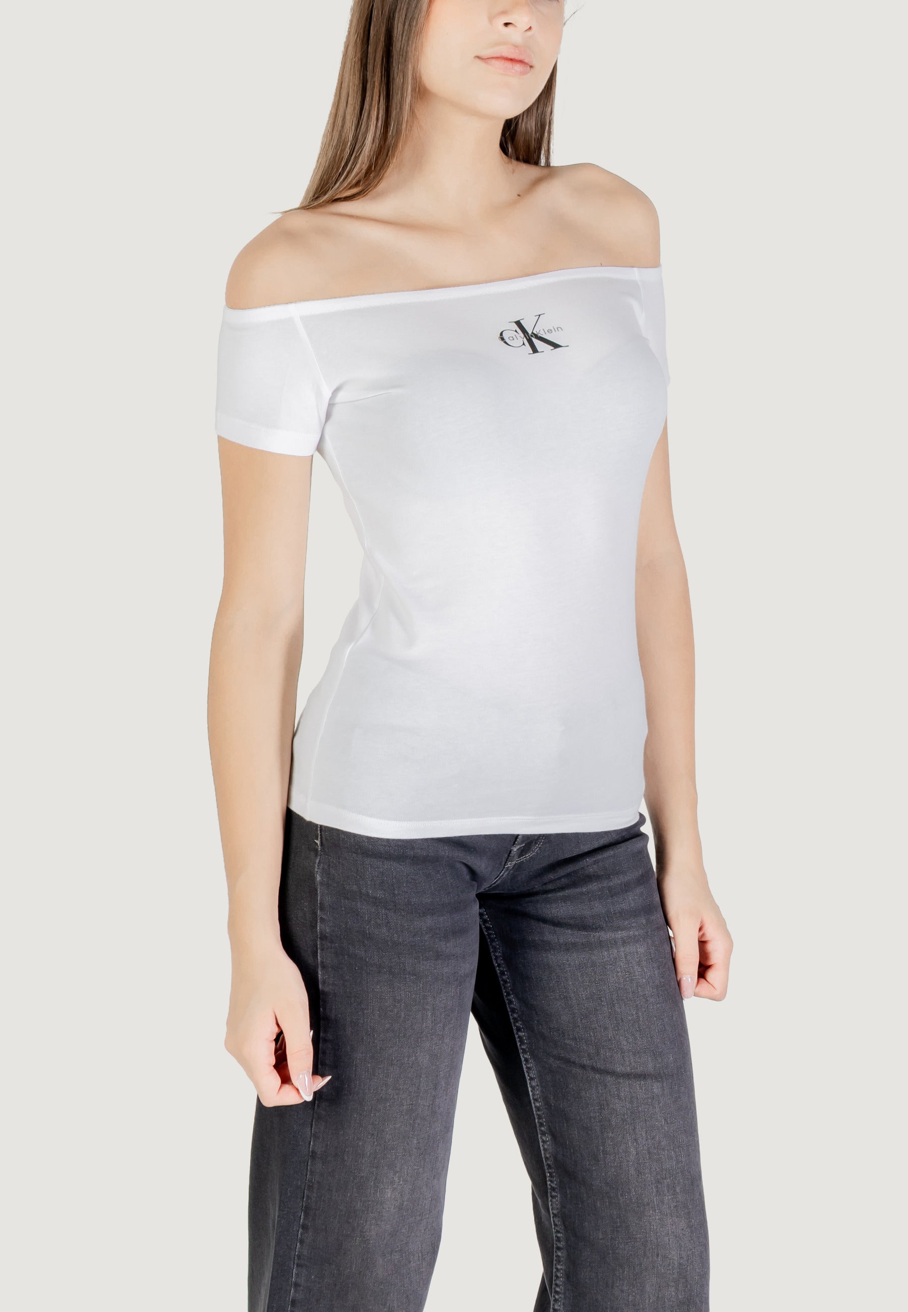 T-shirts Calvin Klein Jeans MONOGRAM OFF SHOULDE