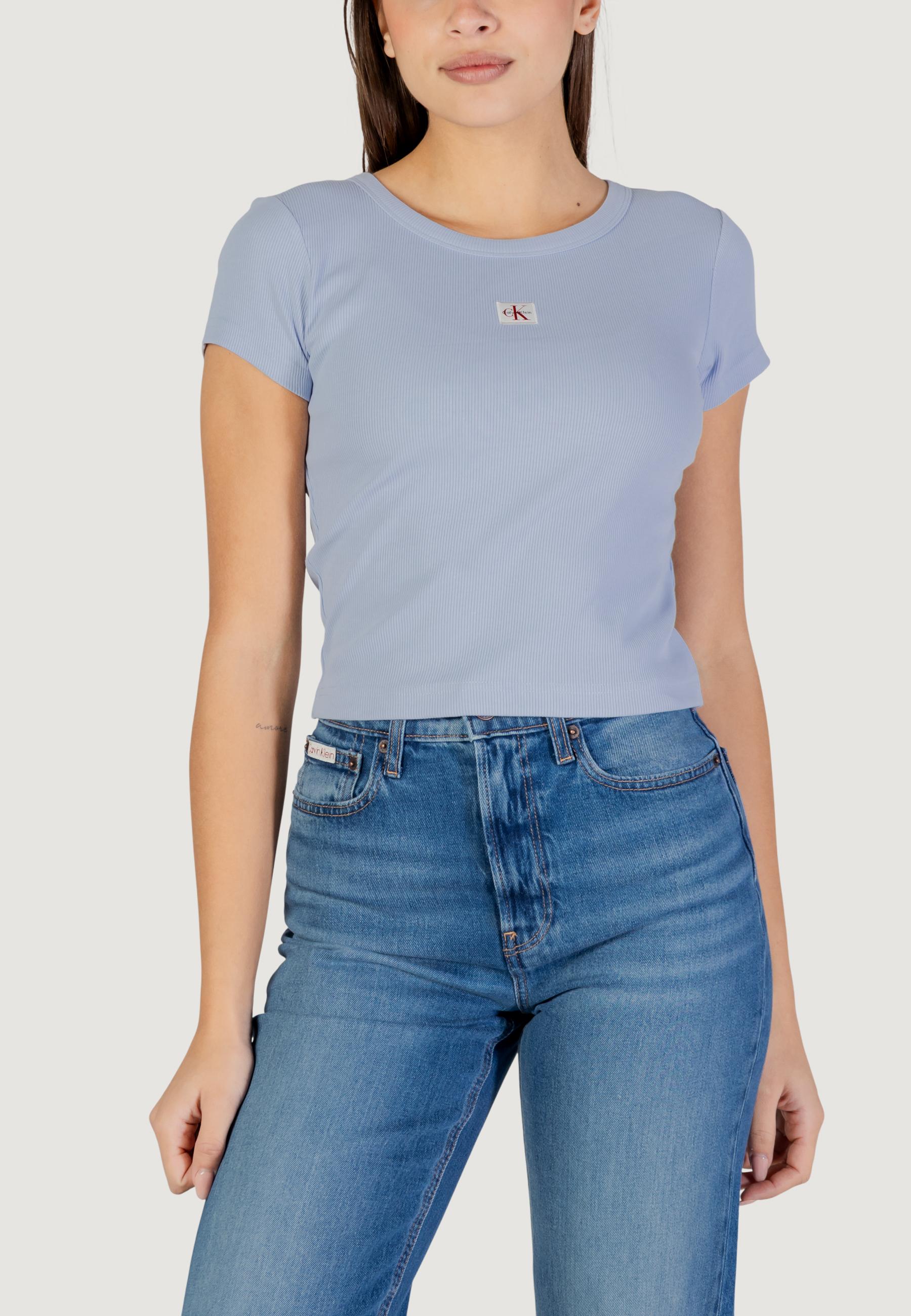 T-shirts Calvin Klein Jeans A- WOVEN LABEL 2X2 R