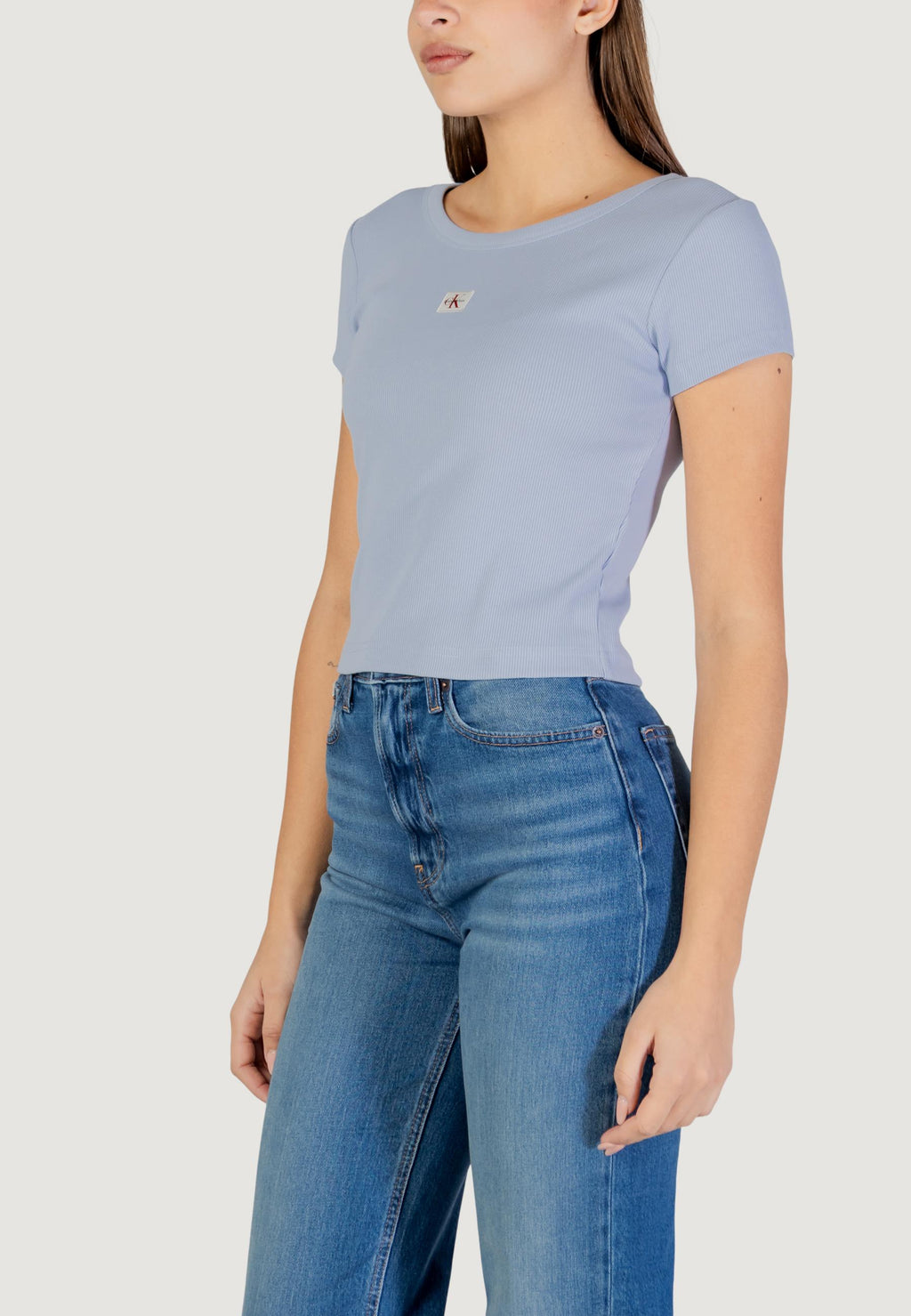 T-shirt Calvin Klein Jeans A- WOVEN LABEL 2X2 R