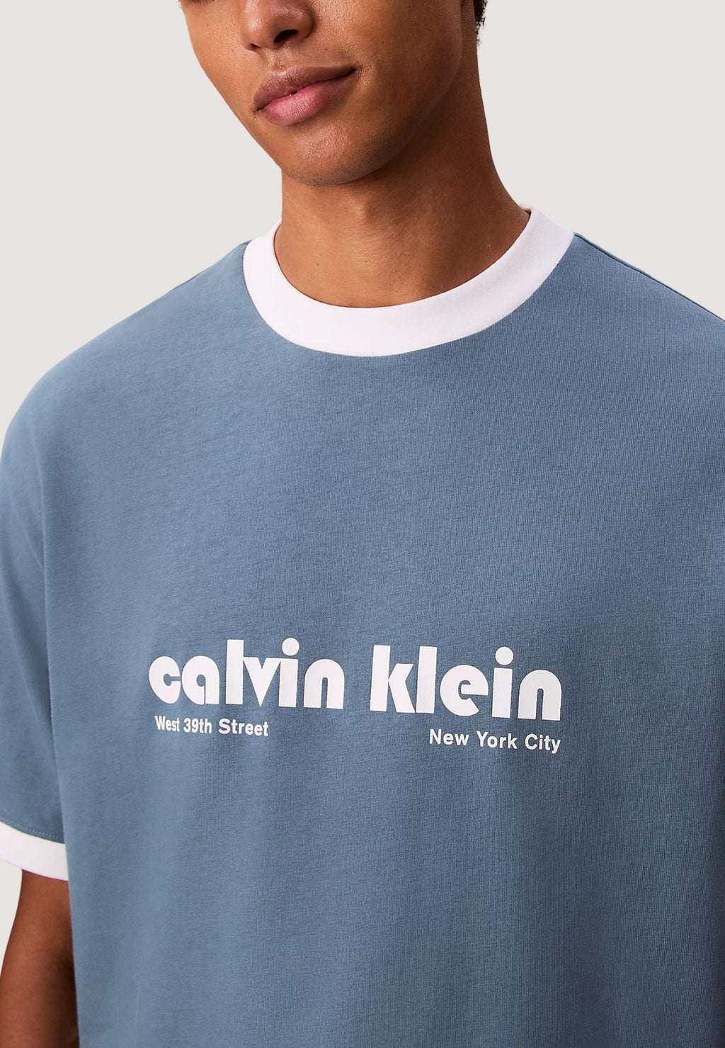 T-shirt Calvin Klein Jeans SS RETRO LOGO RINGER