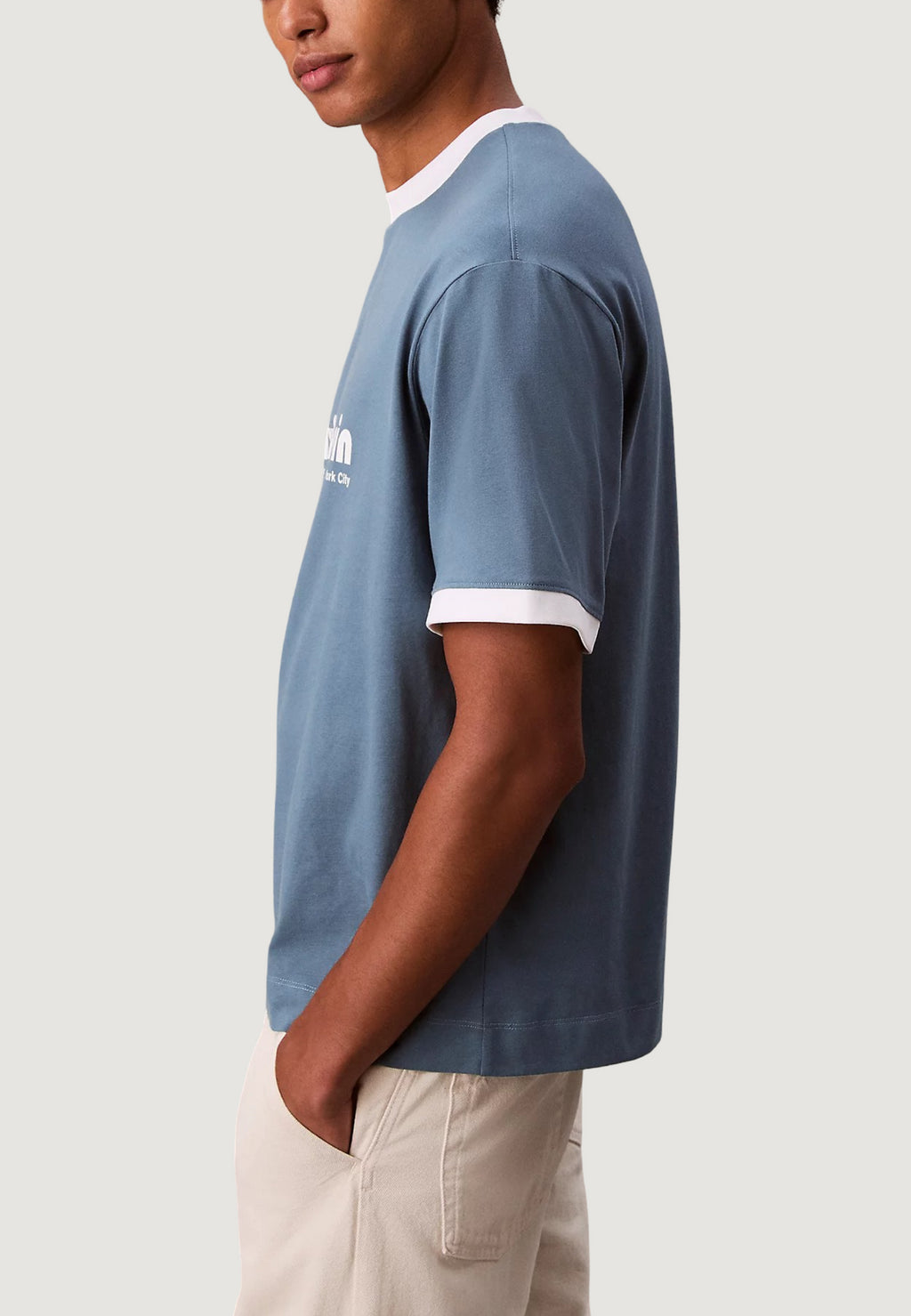 T-shirt Calvin Klein Jeans SS RETRO LOGO RINGER