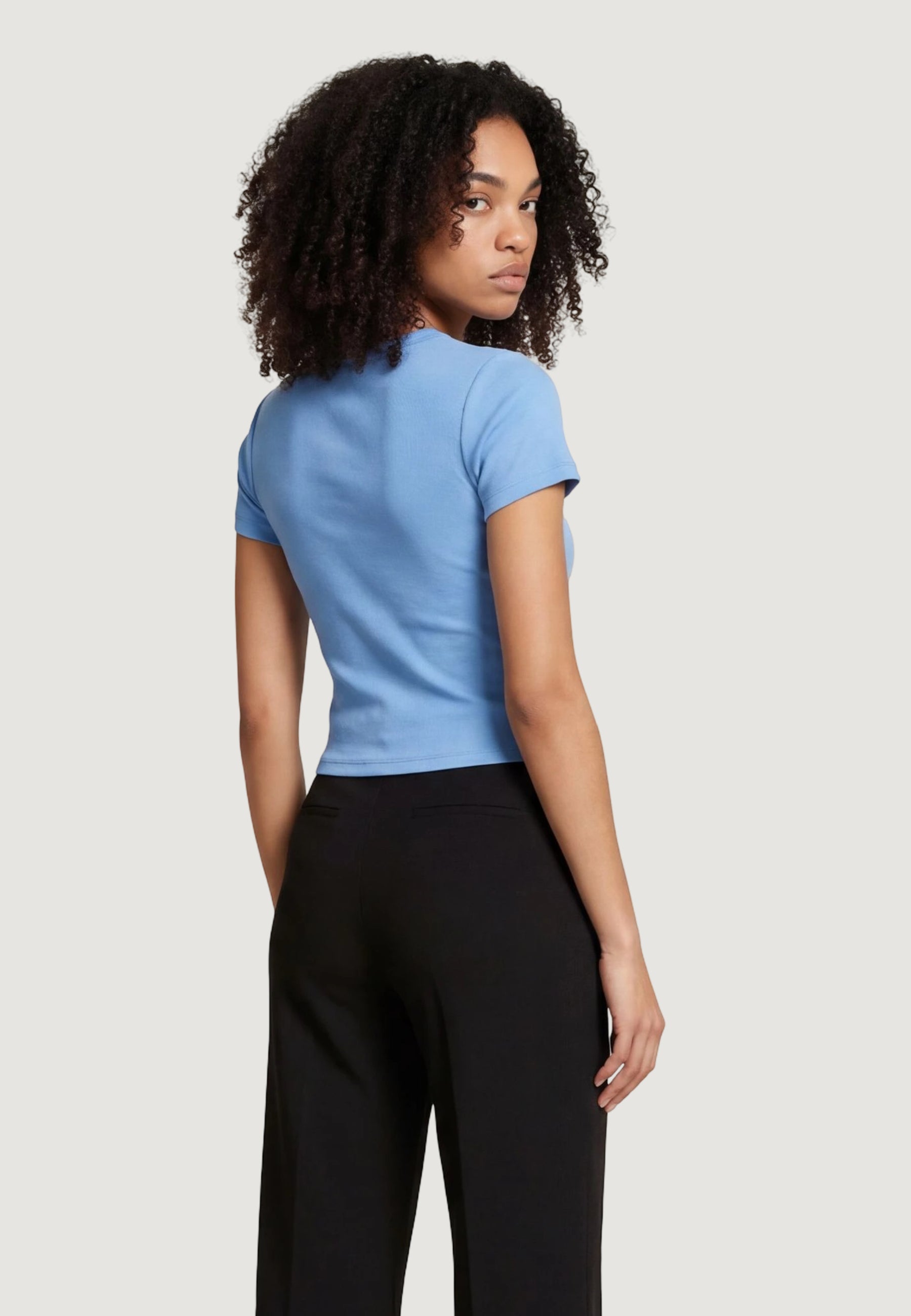 T-shirt Calvin Klein Jeans A- WOVEN LABEL 2X2 R