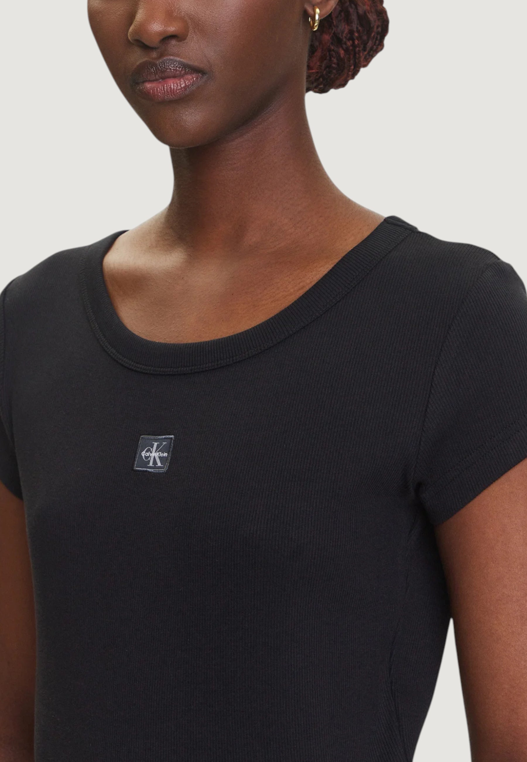 T-shirts Calvin Klein Jeans A- WOVEN LABEL 2X2 R