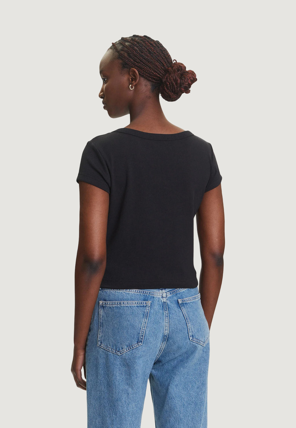 T-shirt Calvin Klein Jeans A- WOVEN LABEL 2X2 R