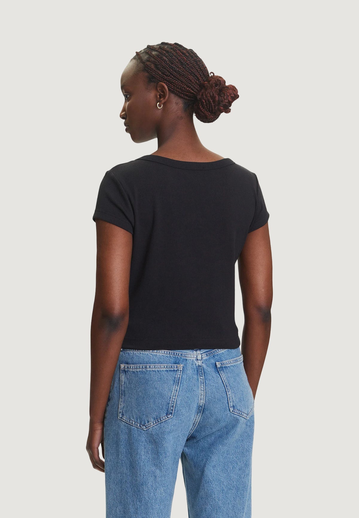 T-shirt Calvin Klein Jeans A- WOVEN LABEL 2X2 R
