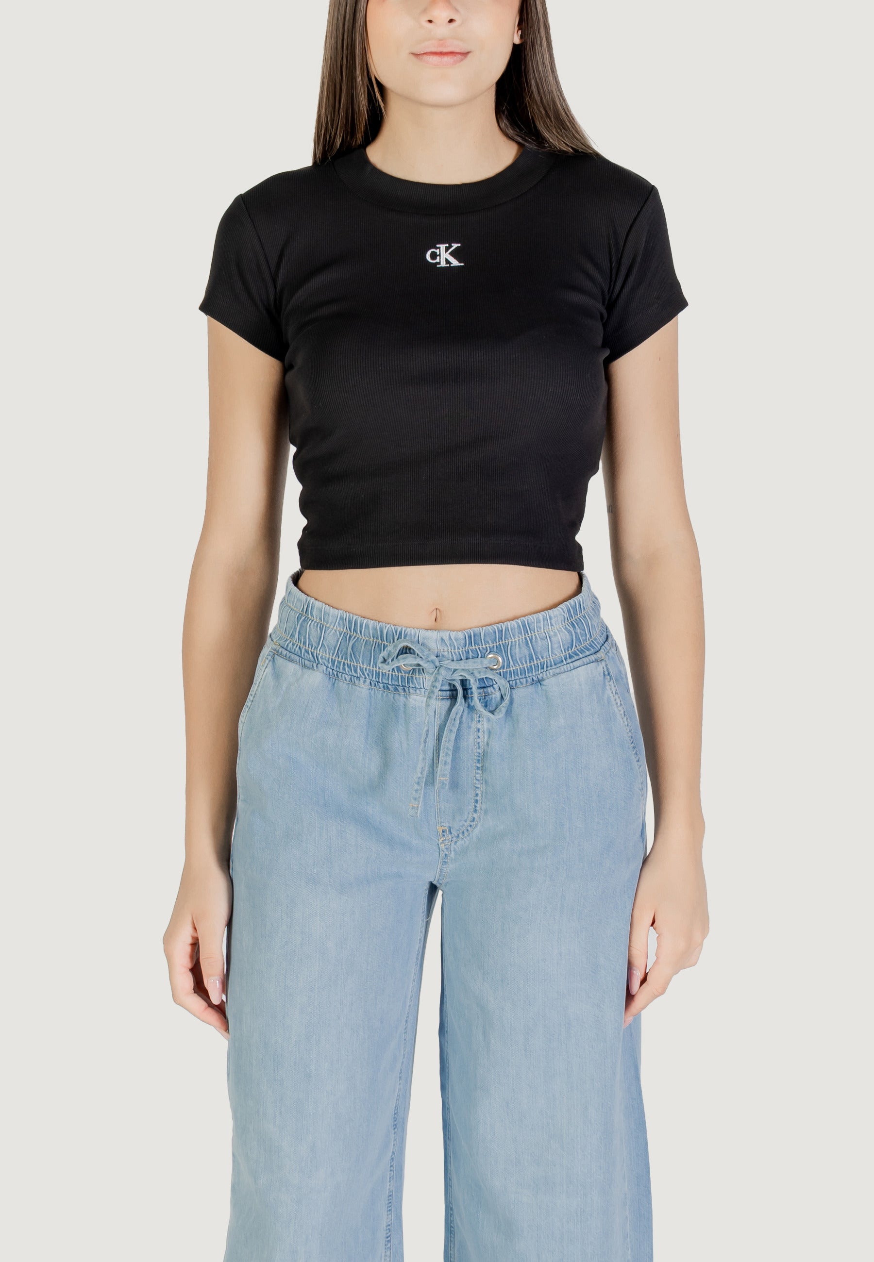 T-shirts Calvin Klein Jeans CK RIB BABY TEE