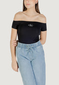 T-shirt Calvin Klein Jeans MONOGRAM OFF SHOULDE