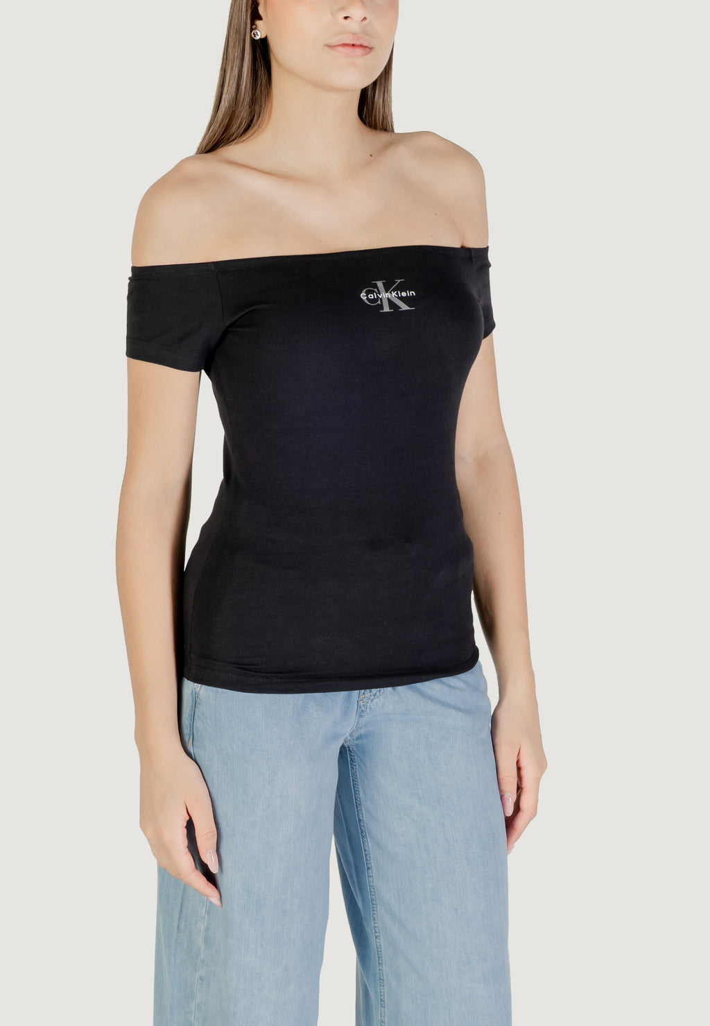 T-shirts Calvin Klein Jeans MONOGRAM OFF SHOULDE