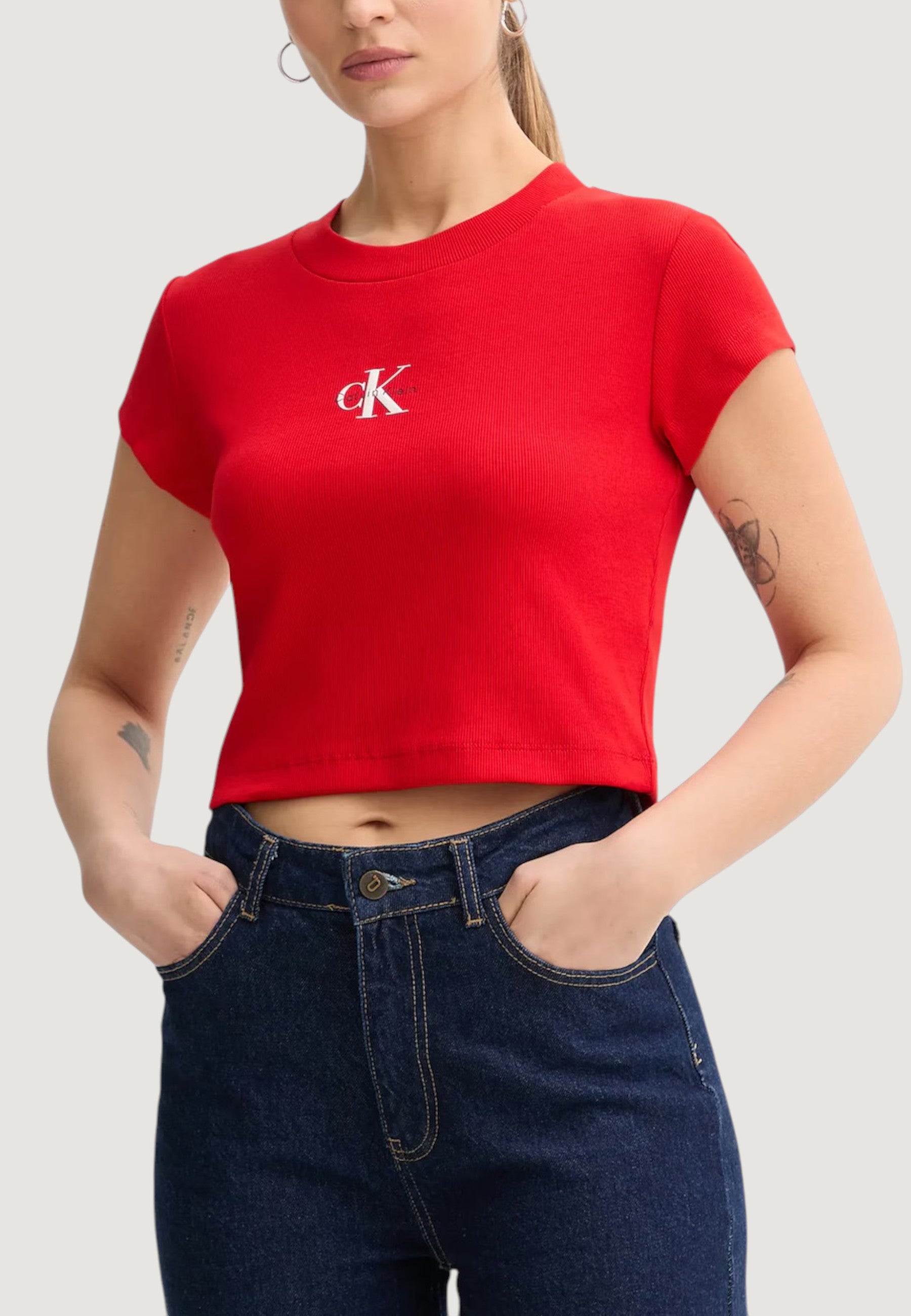 T-shirt Calvin Klein Jeans MONOGRAM BABY TEE