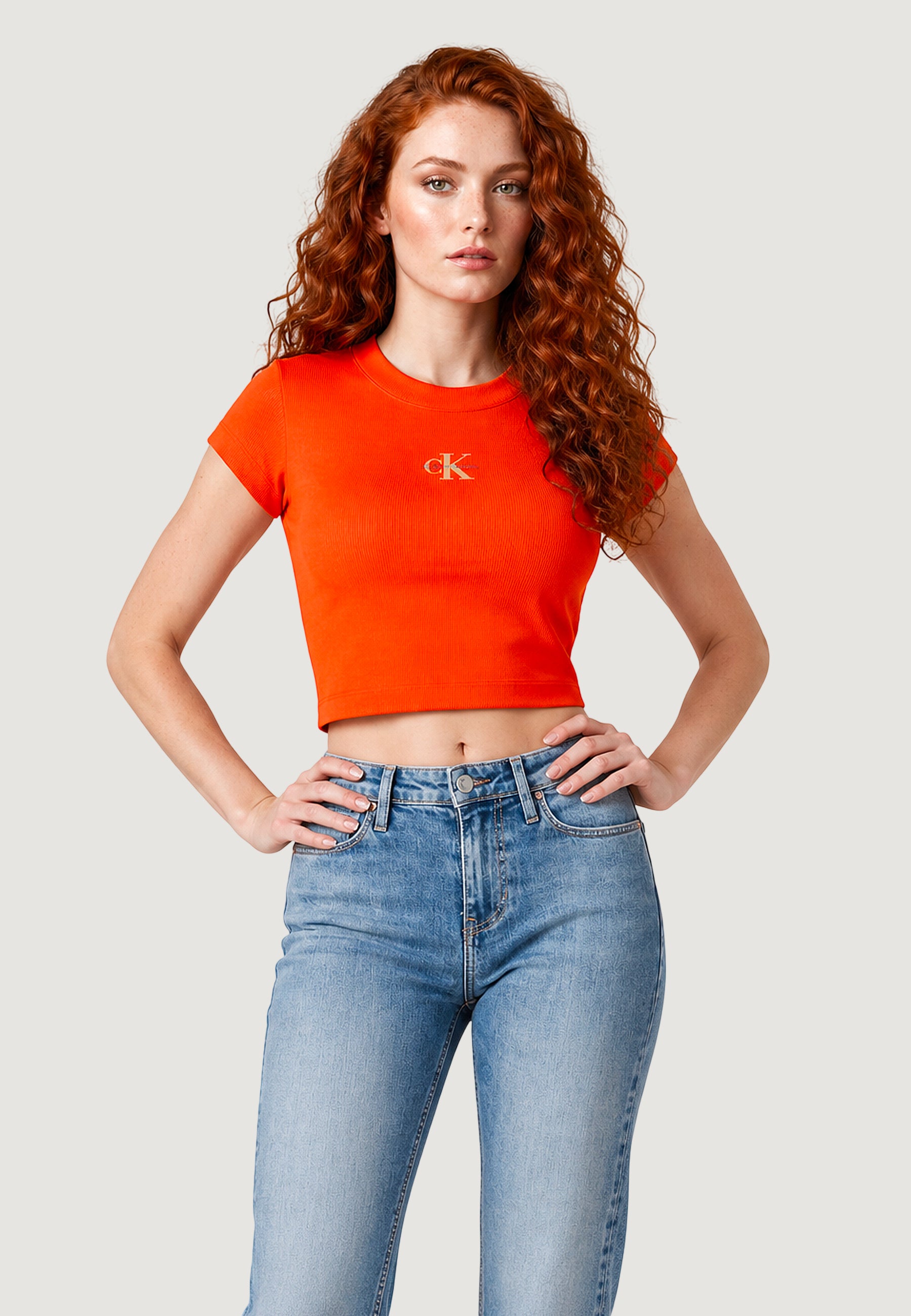 T-shirts Calvin Klein Jeans MONOGRAM BABY TEE