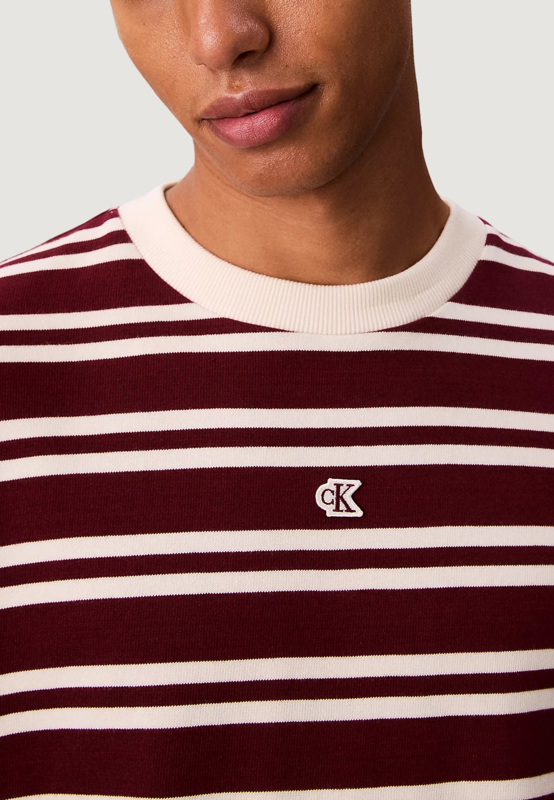 T-shirt Calvin Klein Jeans SS HVYWT STRIPE JERS