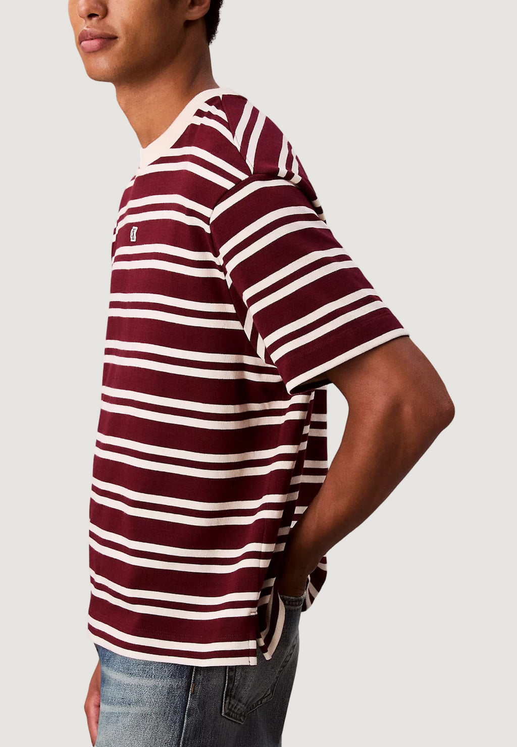 T-shirt Calvin Klein Jeans SS HVYWT STRIPE JERS
