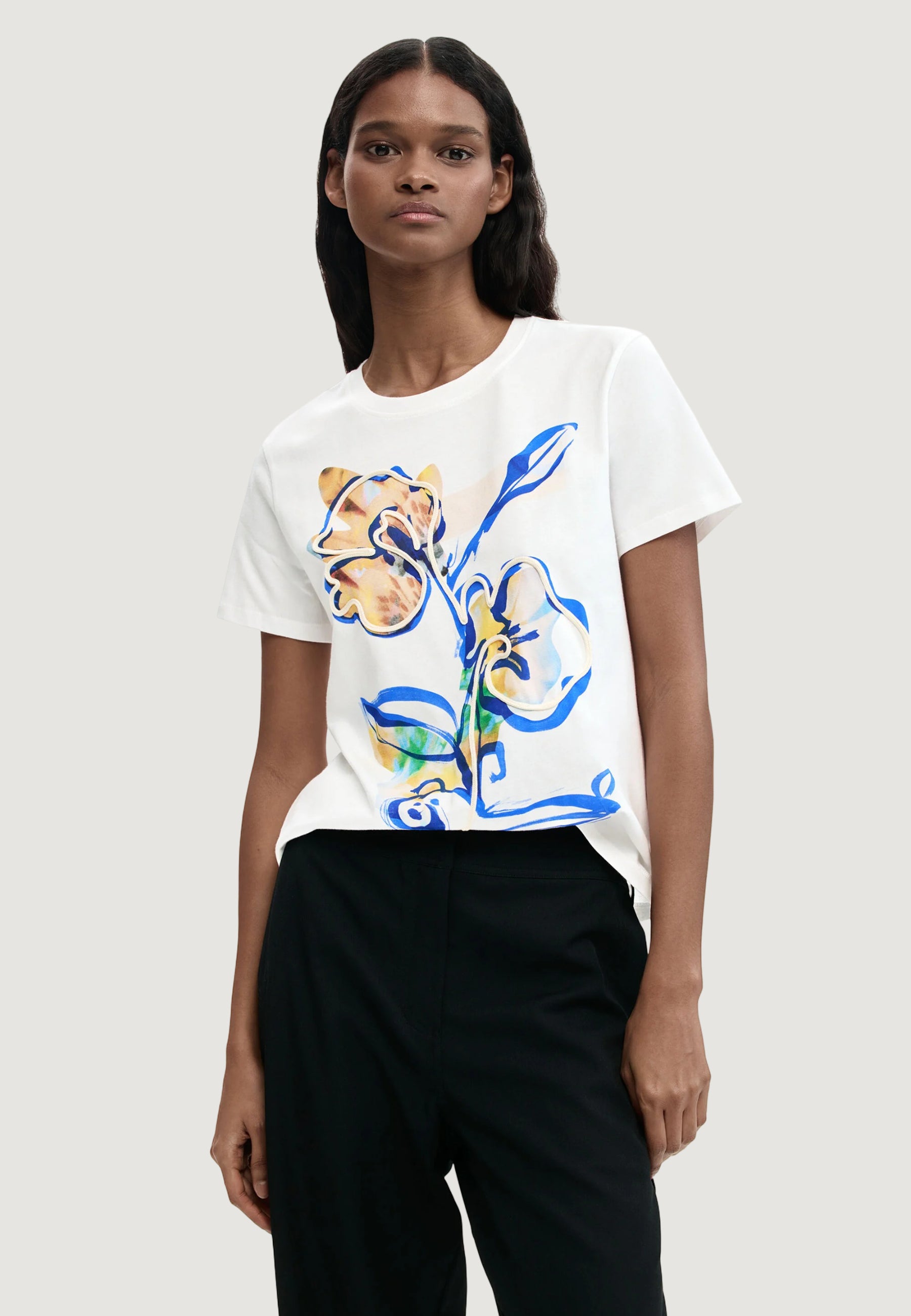 T-shirts Desigual TS_ZURICH White – Goccia.Shop