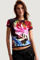 T-shirts Desigual TS_MULTIFLOWERS_LAC