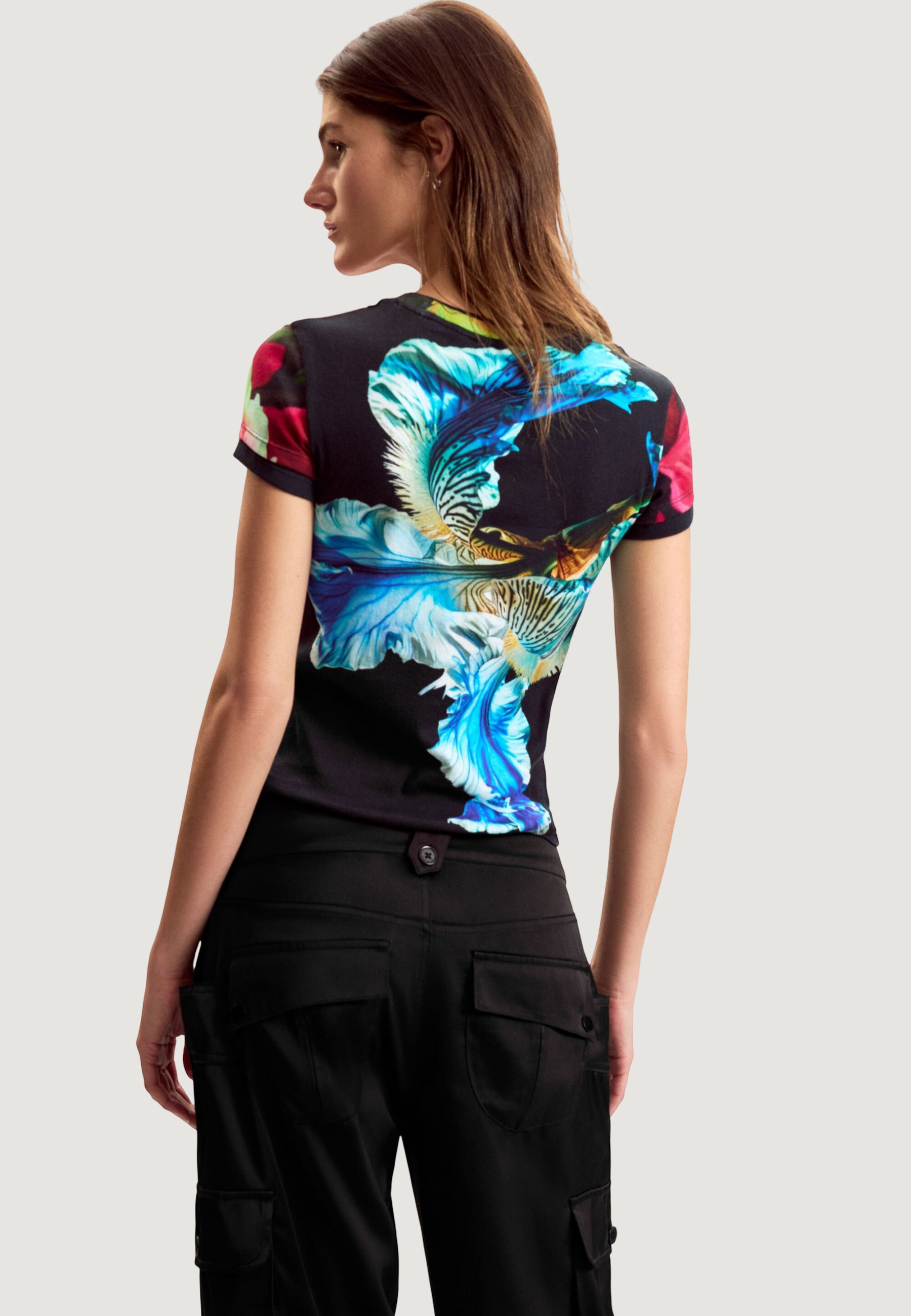 T-shirts Desigual TS_MULTIFLOWERS_LAC