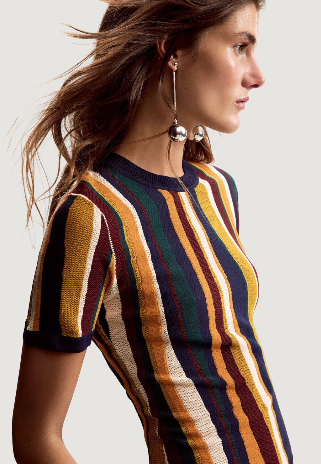 T-shirts Desigual TS_STRIPES_LACROIX