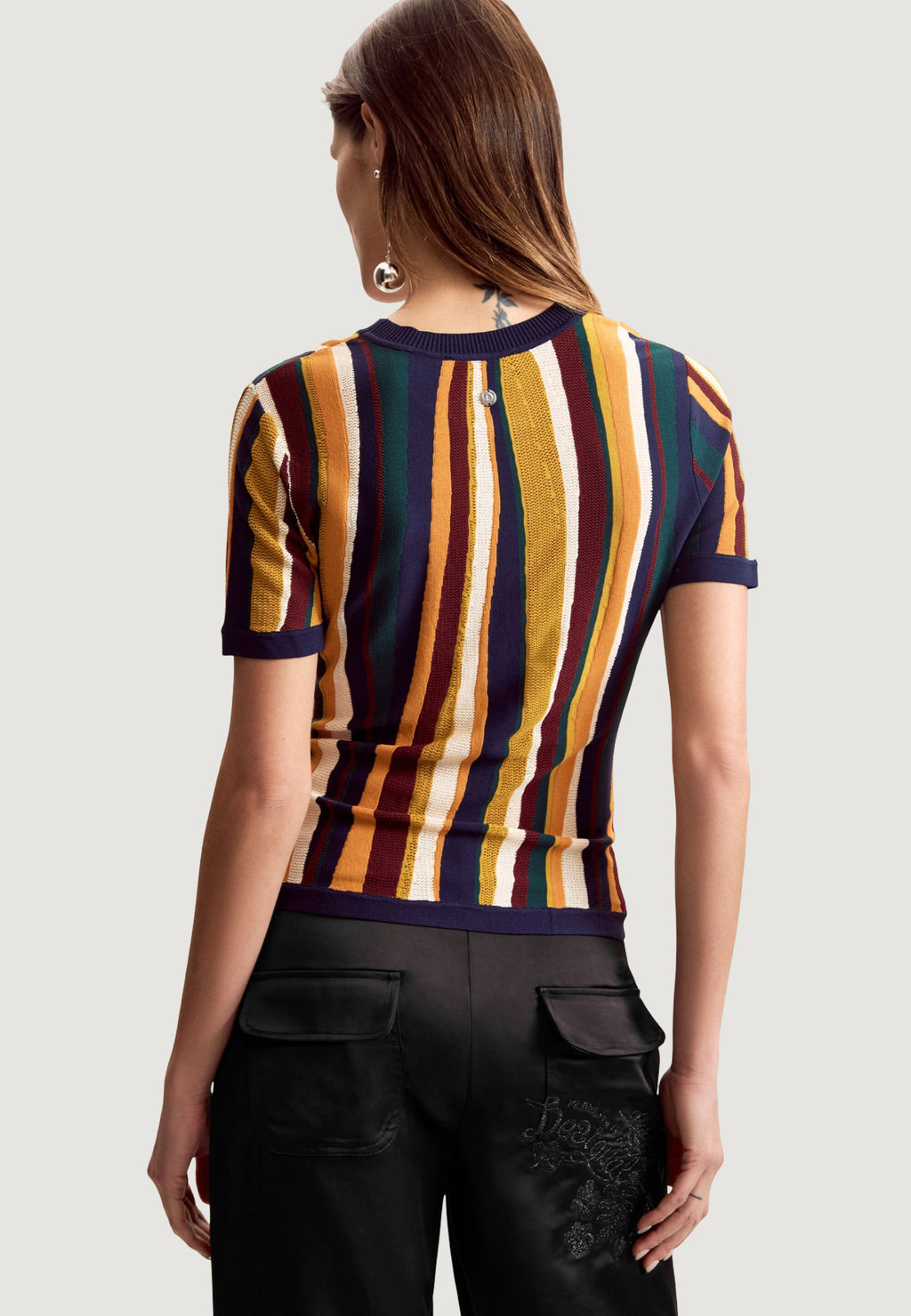 T-shirts Desigual TS_STRIPES_LACROIX