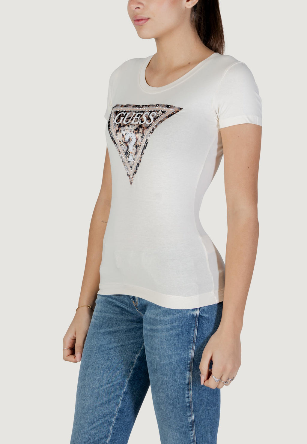 T-shirt Guess SS CN LEO TRIANGLE TEE