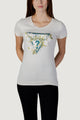 T-shirt Guess SS CN CAMELIA TRIANGLE TEE