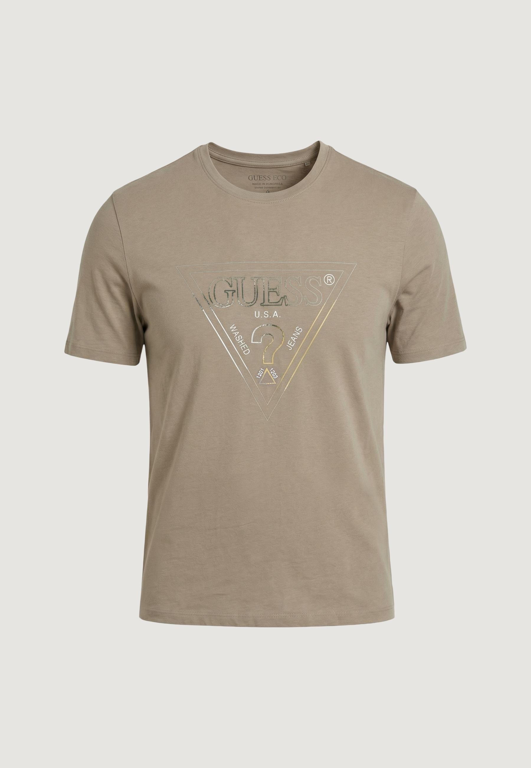 T-shirt Guess CN SS TRIANGLE HD MULTICOLOR T