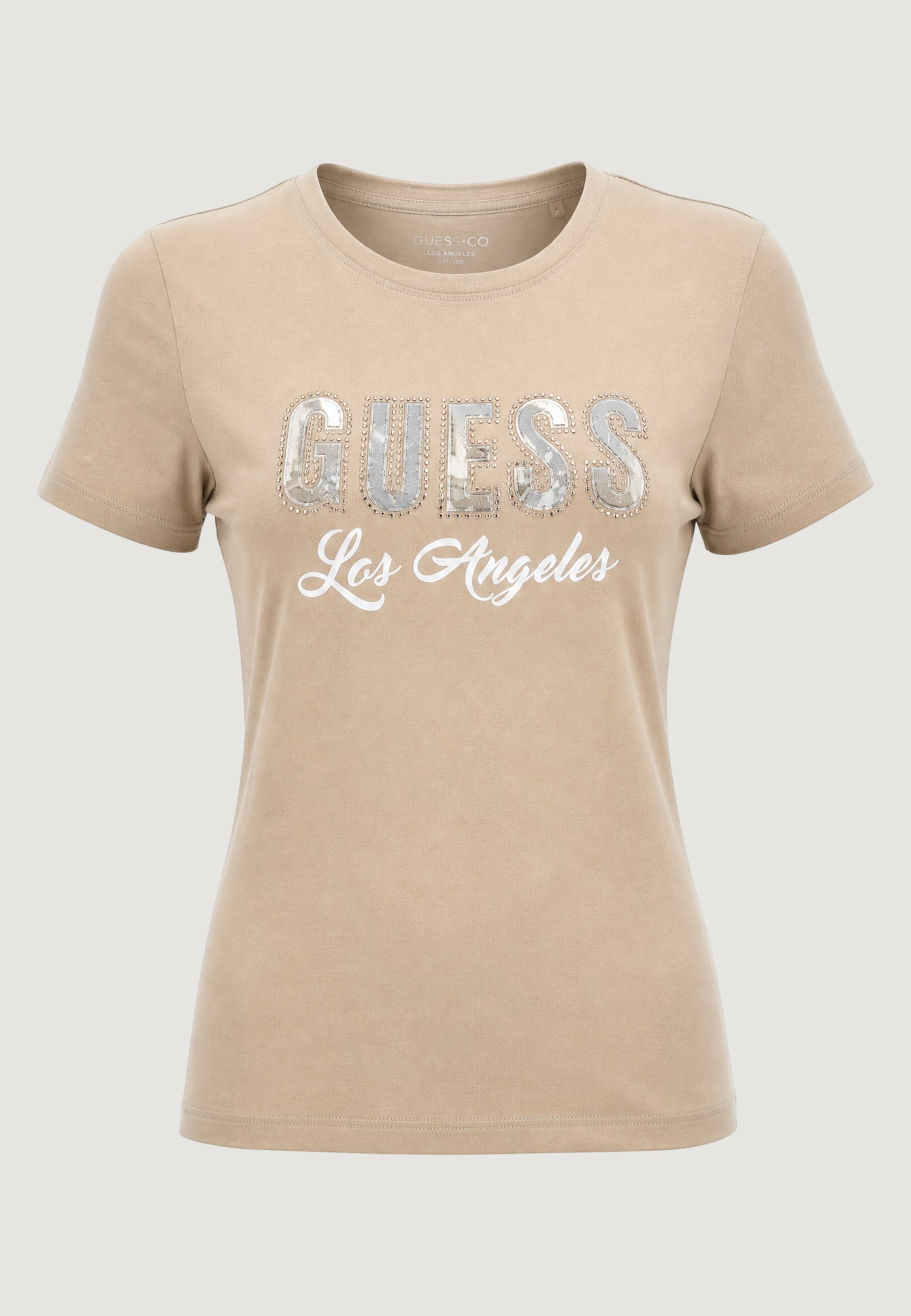 T-shirt Guess SS CN SNAKE SCRIPT R