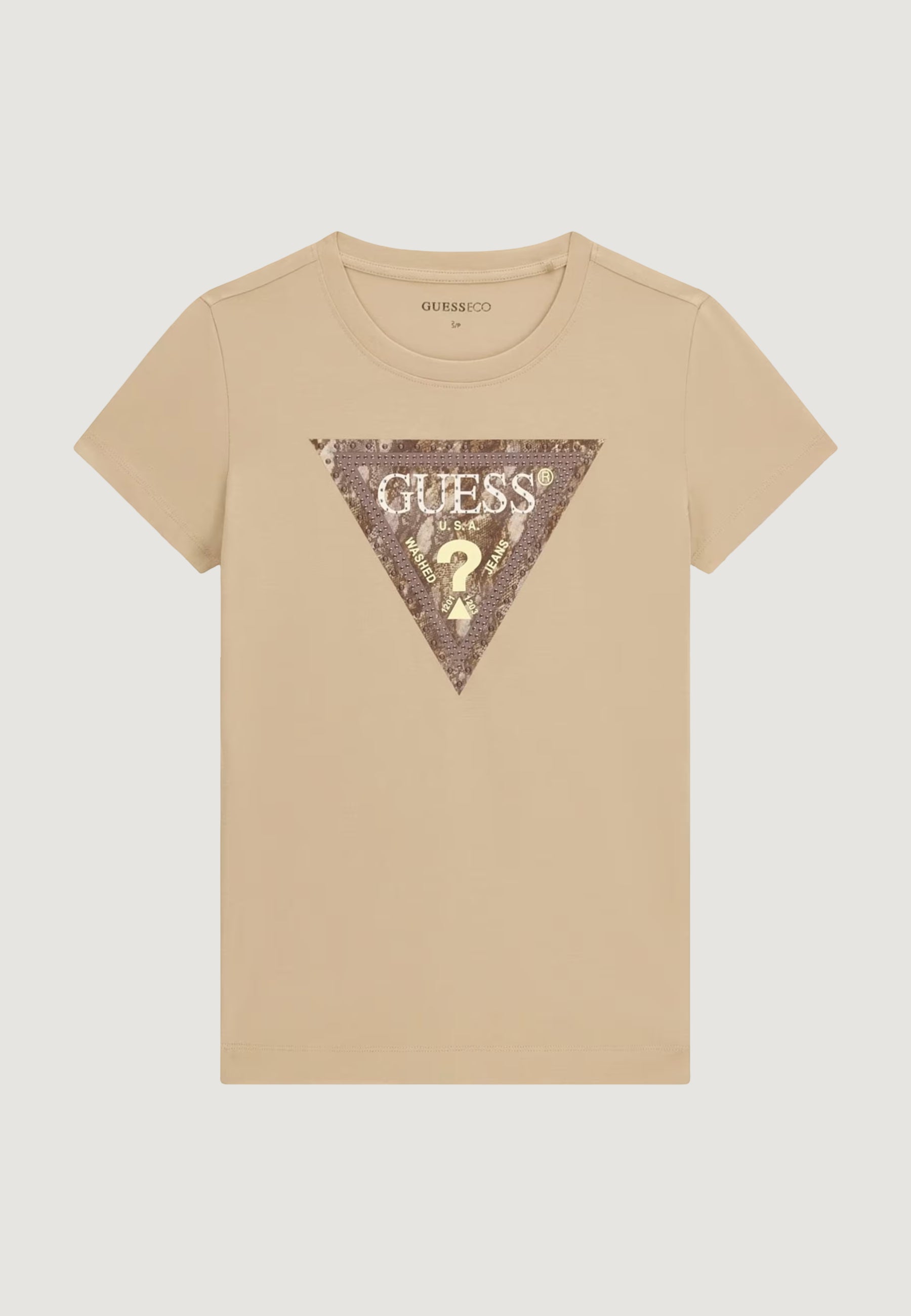 T-shirts Guess SS CN SNAKE TRIANGLE