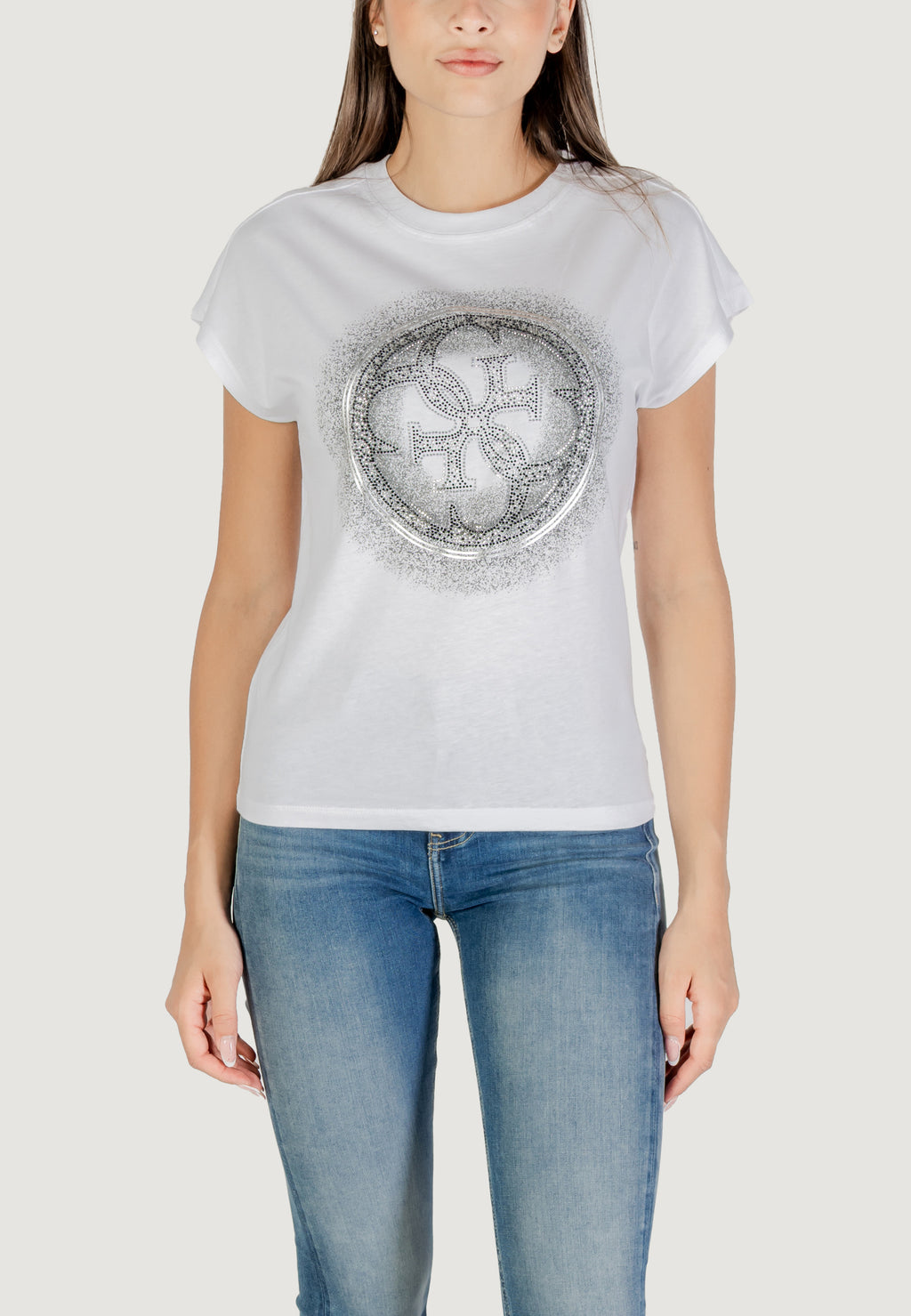 T-shirts Guess CN SS 4G SHADED HOTFIX